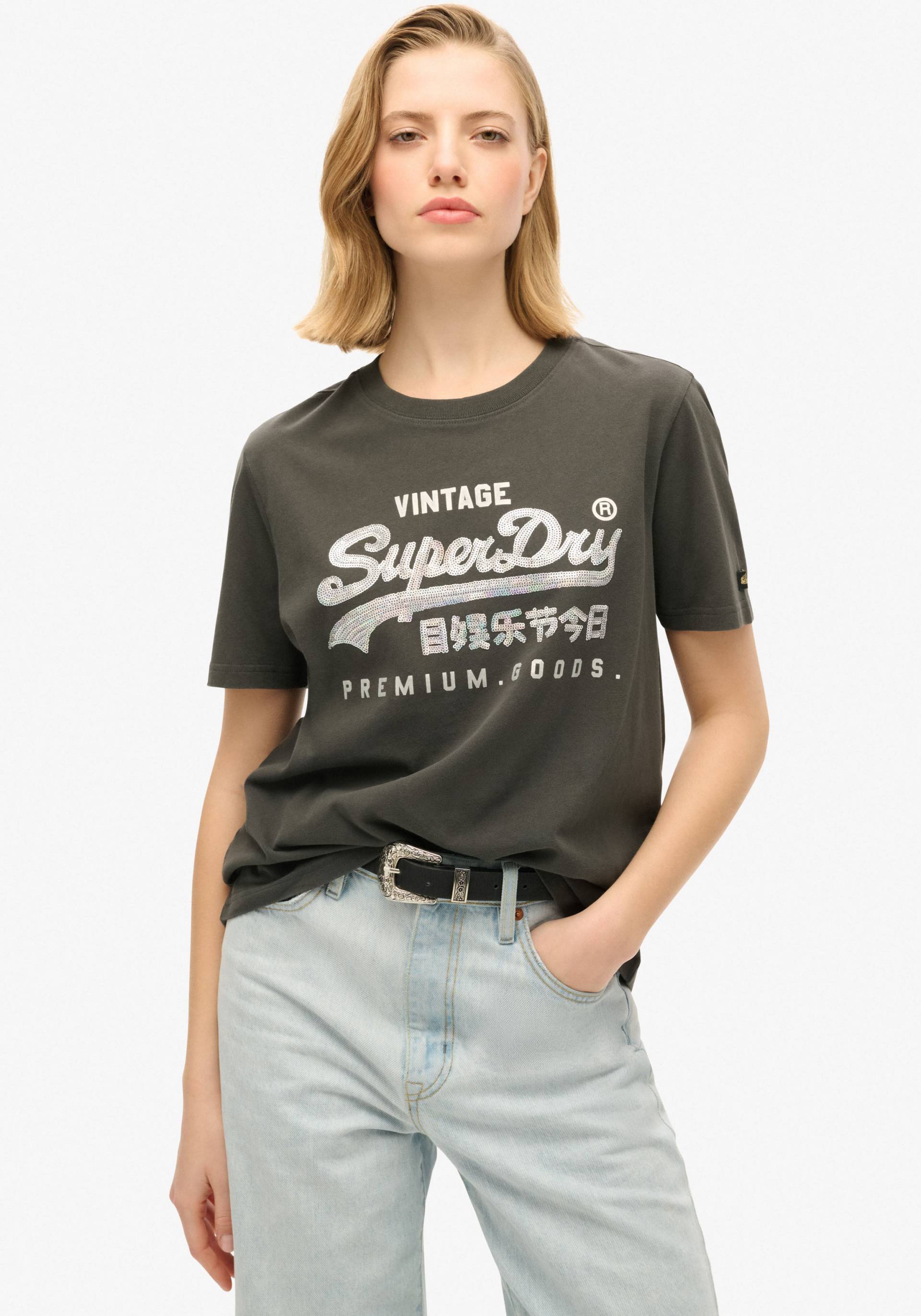 Superdry Print-Shirt »EMBELLISHED VL GRAPHIC T SHIRT« Superdry Print-Shirt »EMBELLISHED VL GRAPHIC T SHIRT« von Superdry