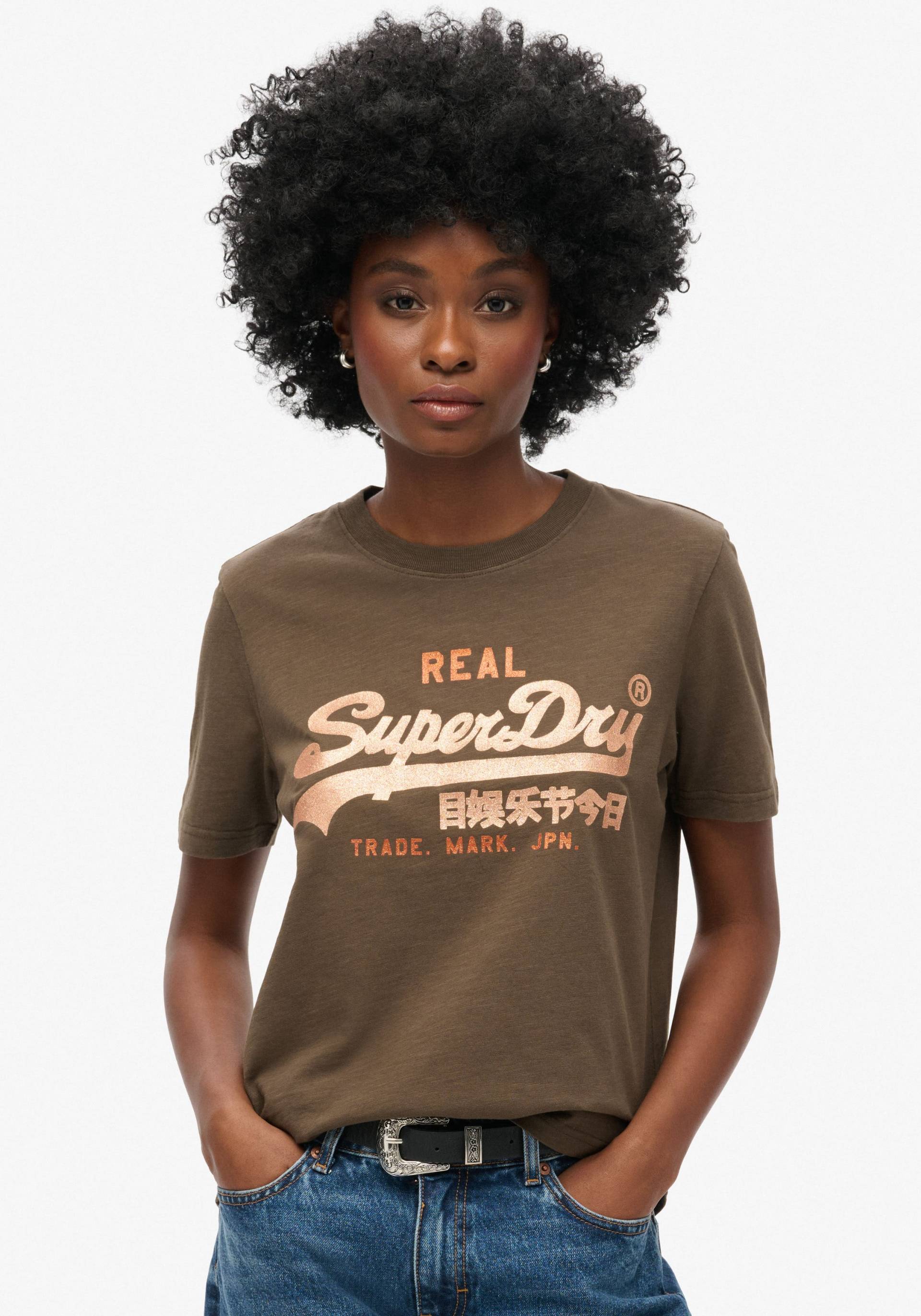 Superdry Print-Shirt »EMBELLISHED VL GRAPHIC T SHIRT« Superdry Print-Shirt »EMBELLISHED VL GRAPHIC T SHIRT« von Superdry