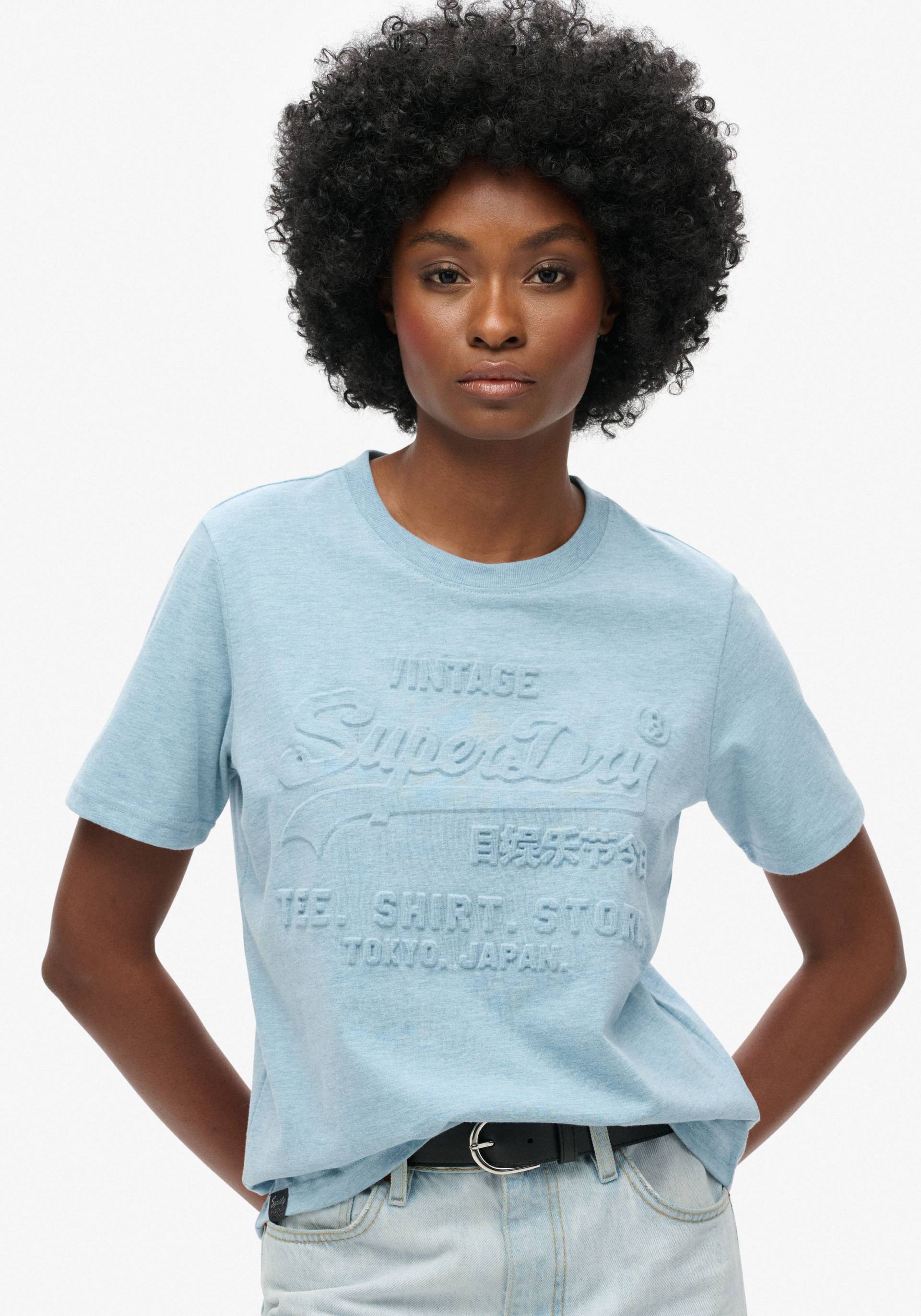 Superdry Print-Shirt »EMBOSSED VL RELAXED TSHIRT« von Superdry