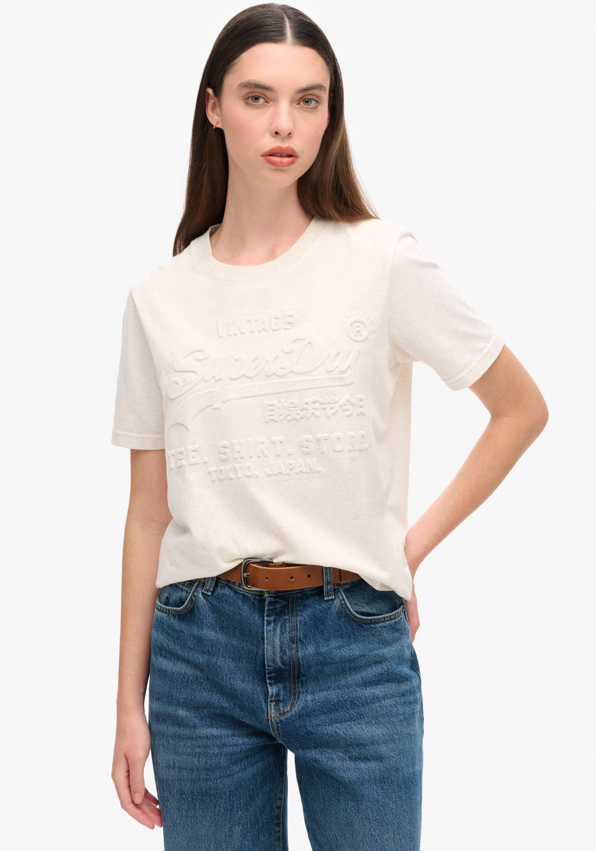 Superdry Print-Shirt »EMBOSSED VL RELAXED TSHIRT« von Superdry