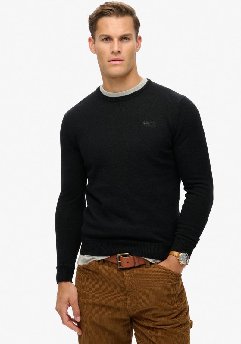 Superdry Rundhalspullover »ESSENTIAL SLIM FIT CREW JUMPER« von Superdry