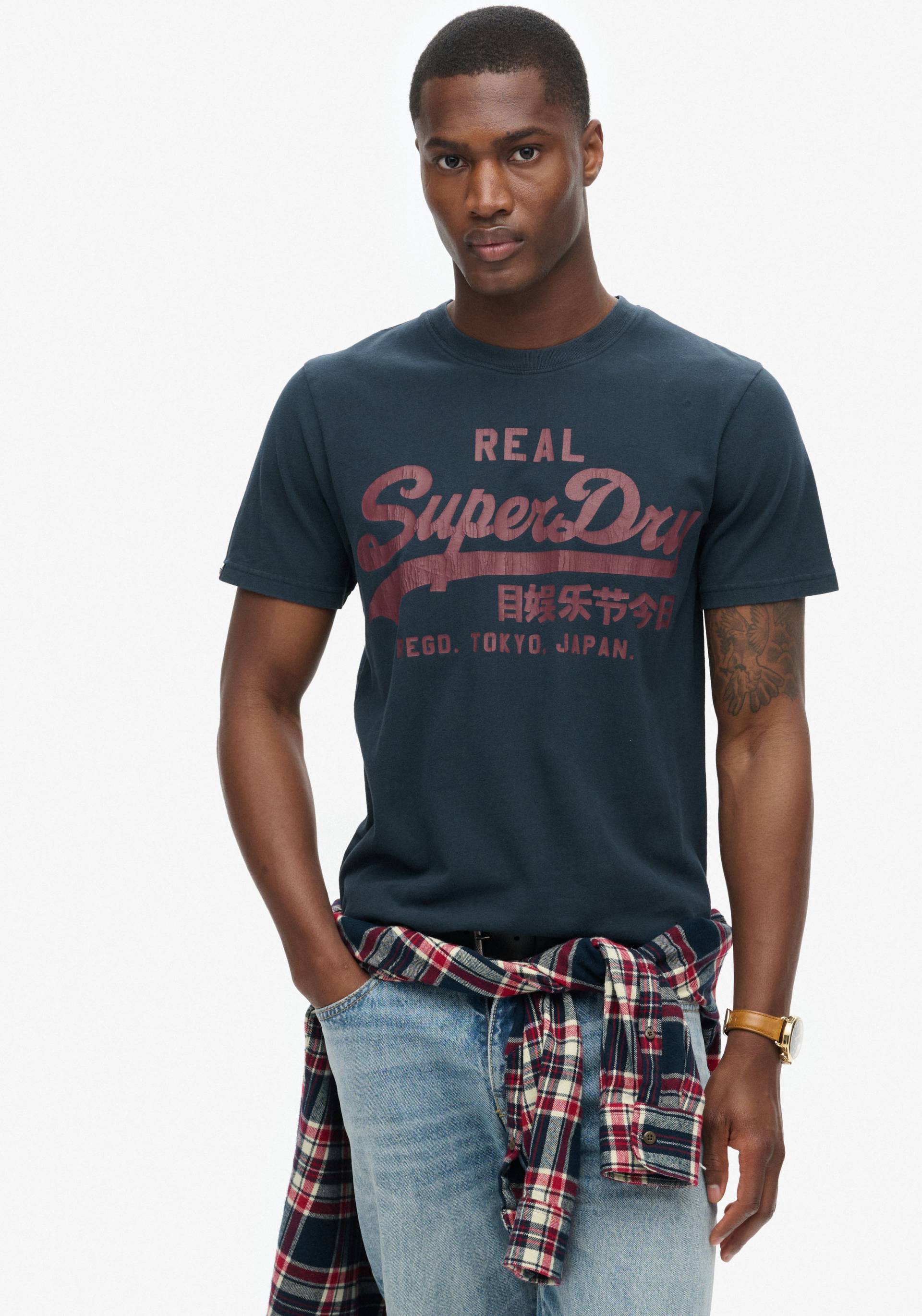 Superdry Rundhalsshirt »CLASSIC VL GRAPHIC T SHIRT« von Superdry