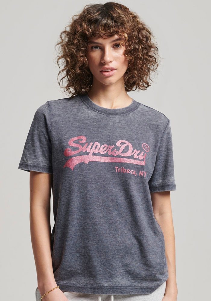 Superdry Rundhalsshirt »EMBELLISHED VL T SHIRT« von Superdry