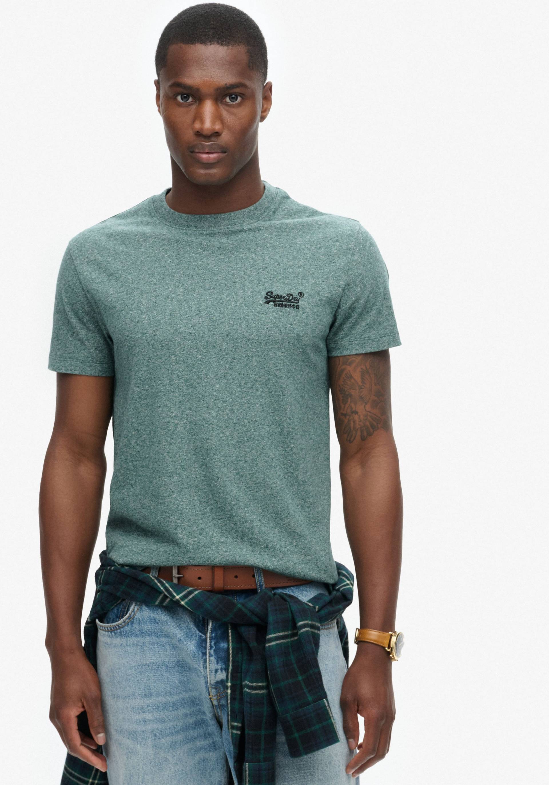 Superdry Rundhalsshirt »Organic Cotton Essential Logo T-Shirt« von Superdry