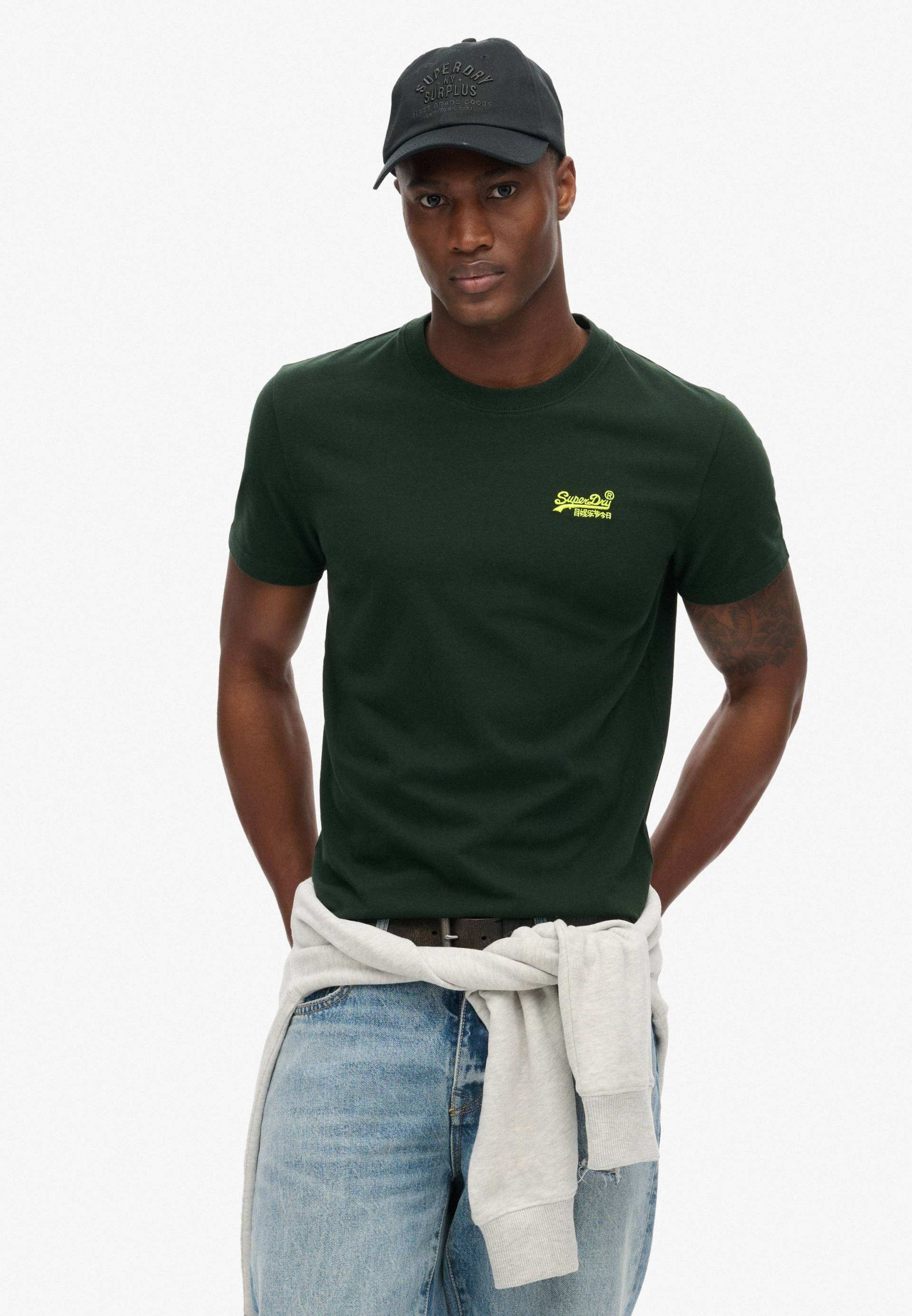 Superdry Rundhalsshirt »Organic Cotton Essential Logo T-Shirt« von Superdry