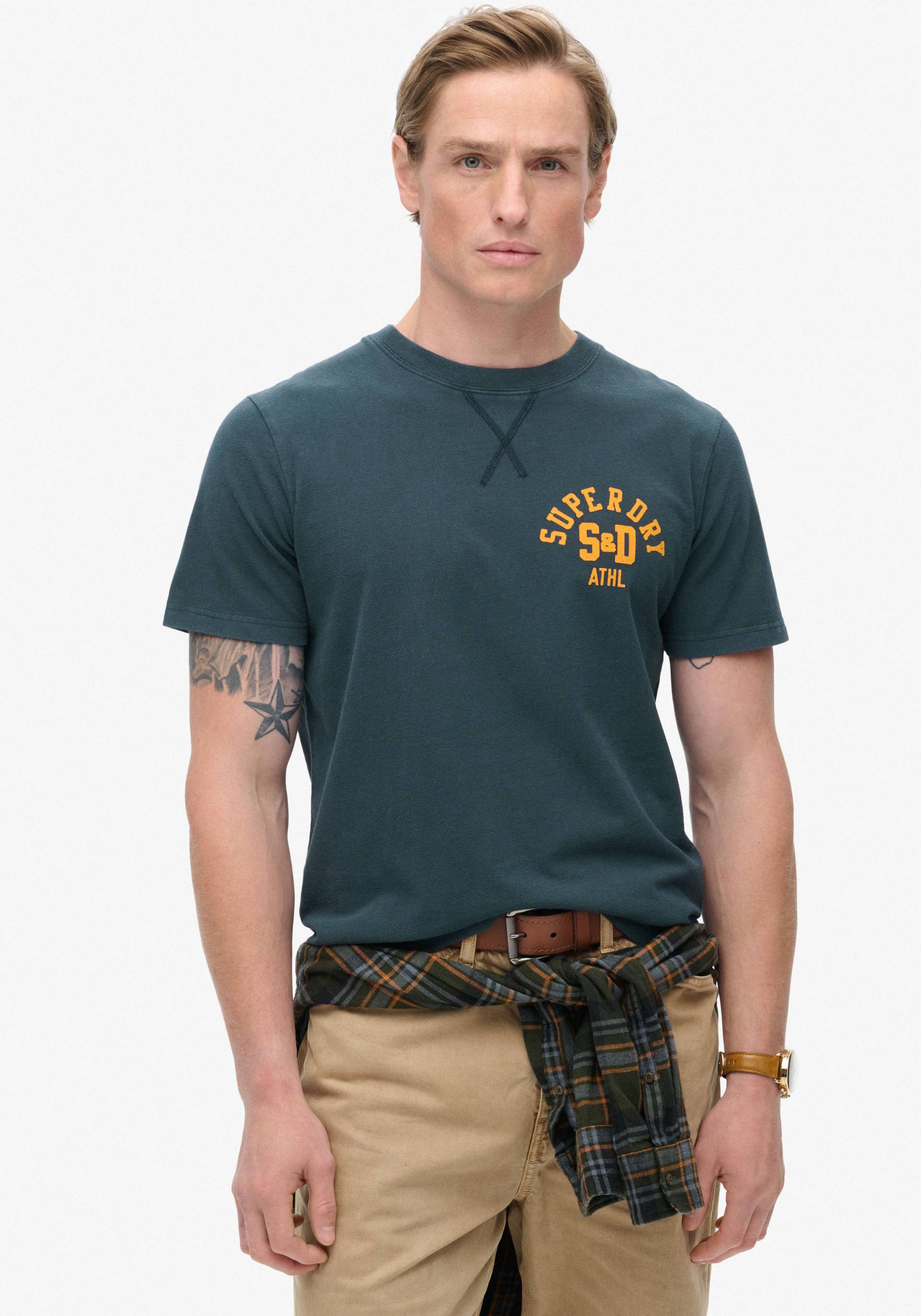 Superdry Rundhalsshirt »TRACK & FIELD GRAPHIC T SHIRT« Superdry Rundhalsshirt »TRACK & FIELD GRAPHIC T SHIRT« von Superdry