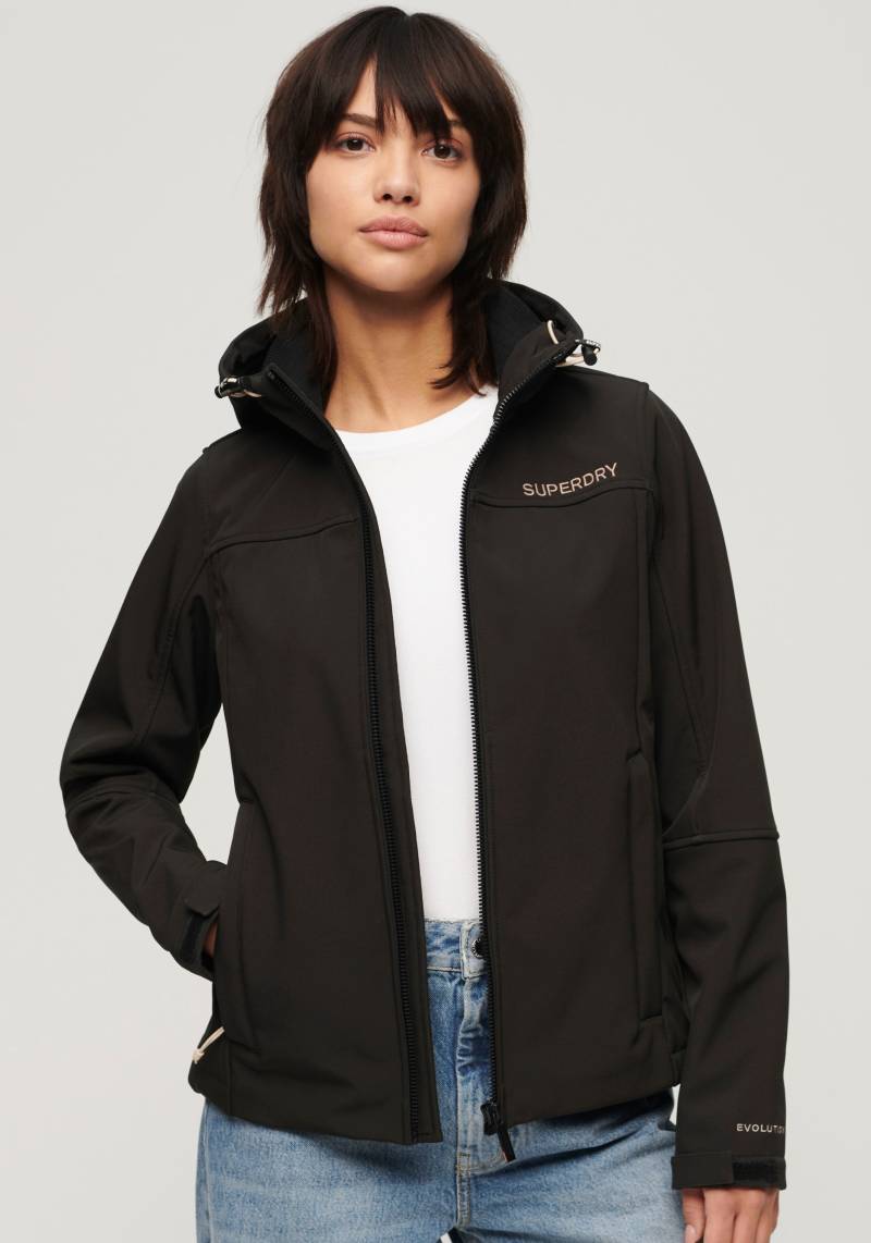 Superdry Softshelljacke »SU-HOODED SOFTSHELL JACKET«, mit Kapuze von Superdry