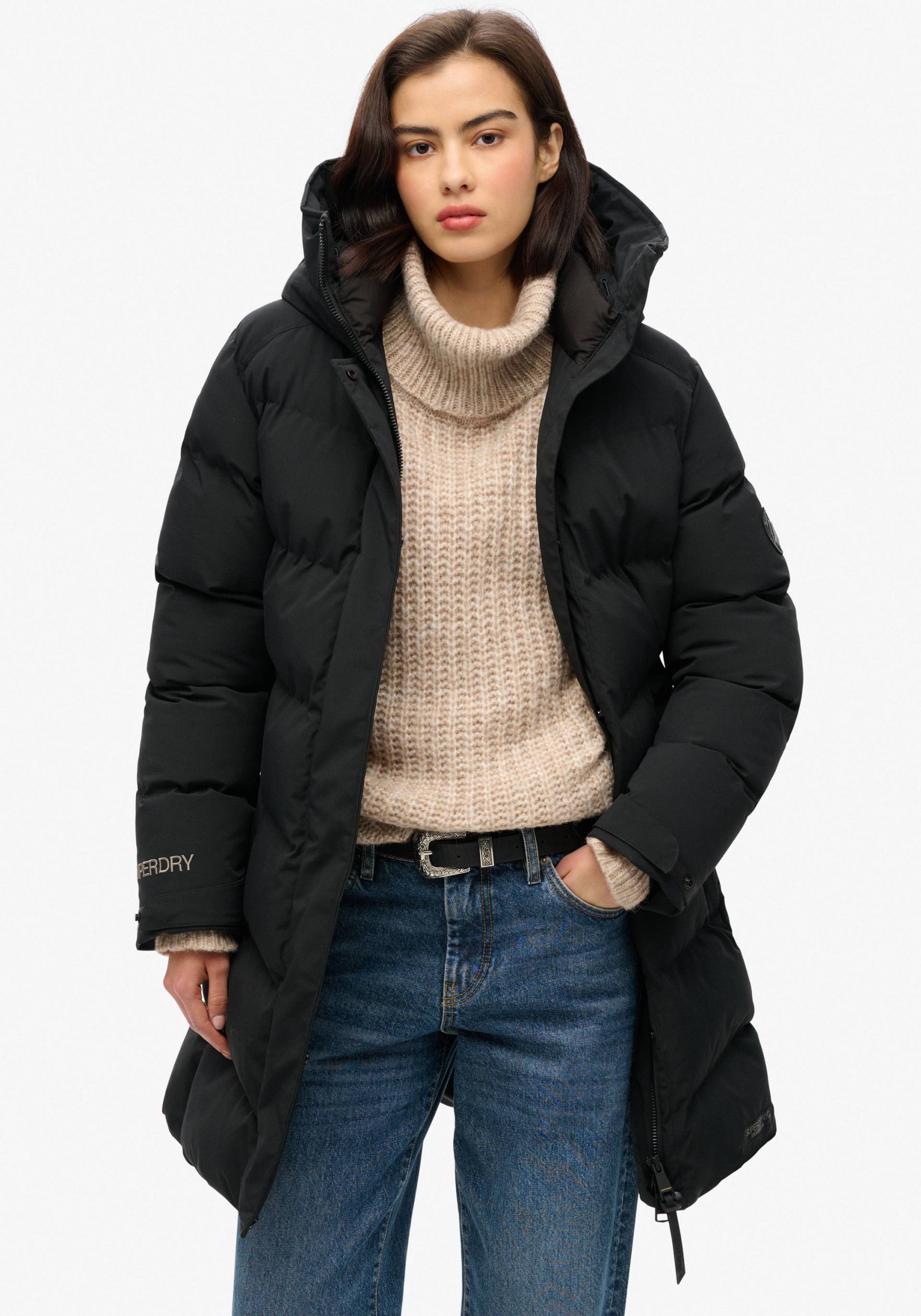 Superdry Steppjacke »CITY MID LENGTH PADDED JACKET«, mit Kapuze Superdry Steppjacke »CITY MID LENGTH PADDED JACKET«, mit Kapuze von Superdry