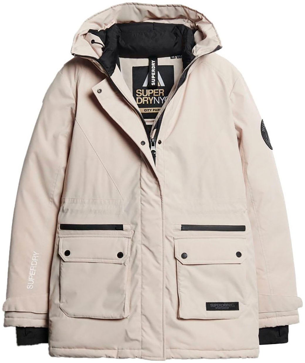 Superdry Steppjacke »CITY PADDED PARKA JACKET«, mit Kapuze Superdry Steppjacke »CITY PADDED PARKA JACKET«, mit Kapuze von Superdry