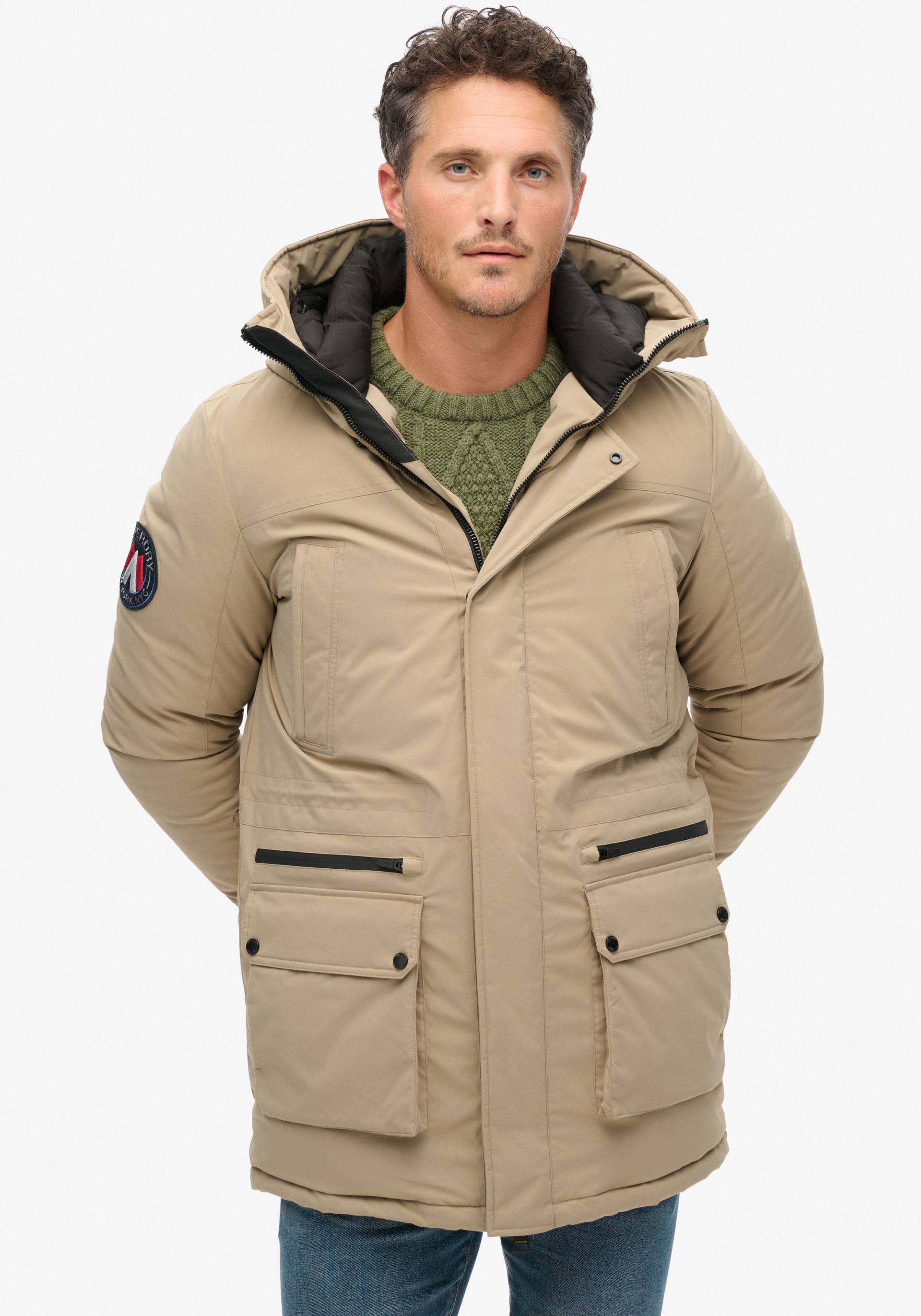 Superdry Steppjacke »City Padded Parka Jacket«, mit Kapuze von Superdry