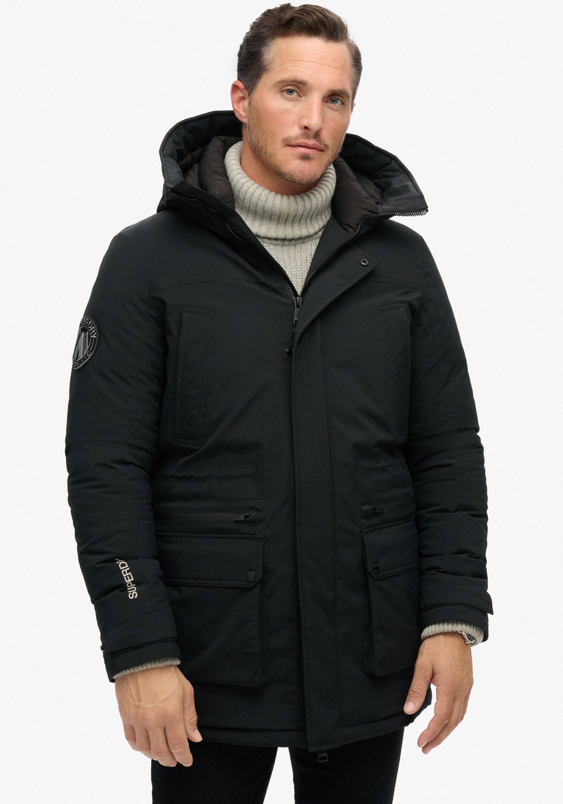 Superdry Steppjacke »City Padded Parka Jacket«, mit Kapuze von Superdry