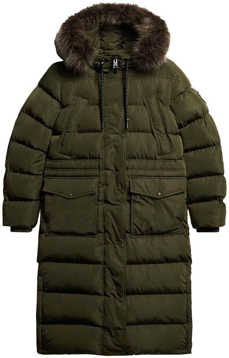 Superdry Steppjacke »Everest Faux Fur Longline Jkt« von Superdry