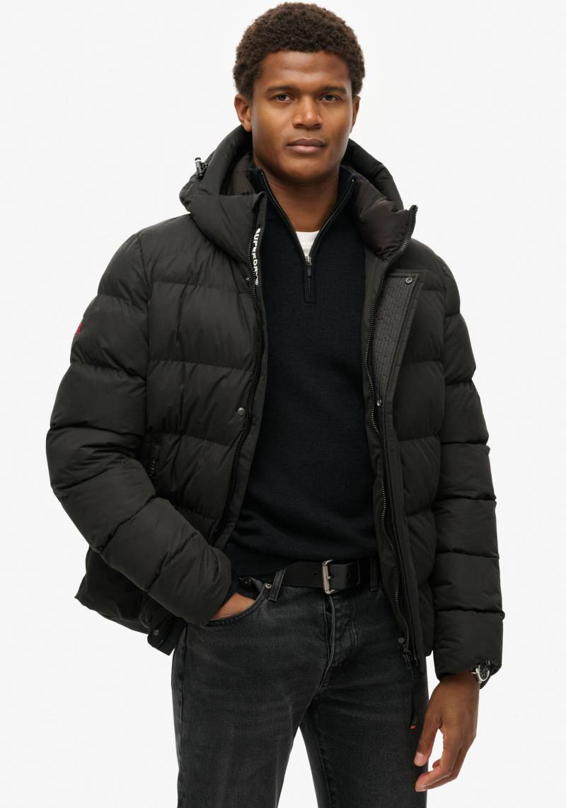 Superdry Steppjacke »HOODED MICROFIBRE SPORT PUFFER«, mit Kapuze von Superdry