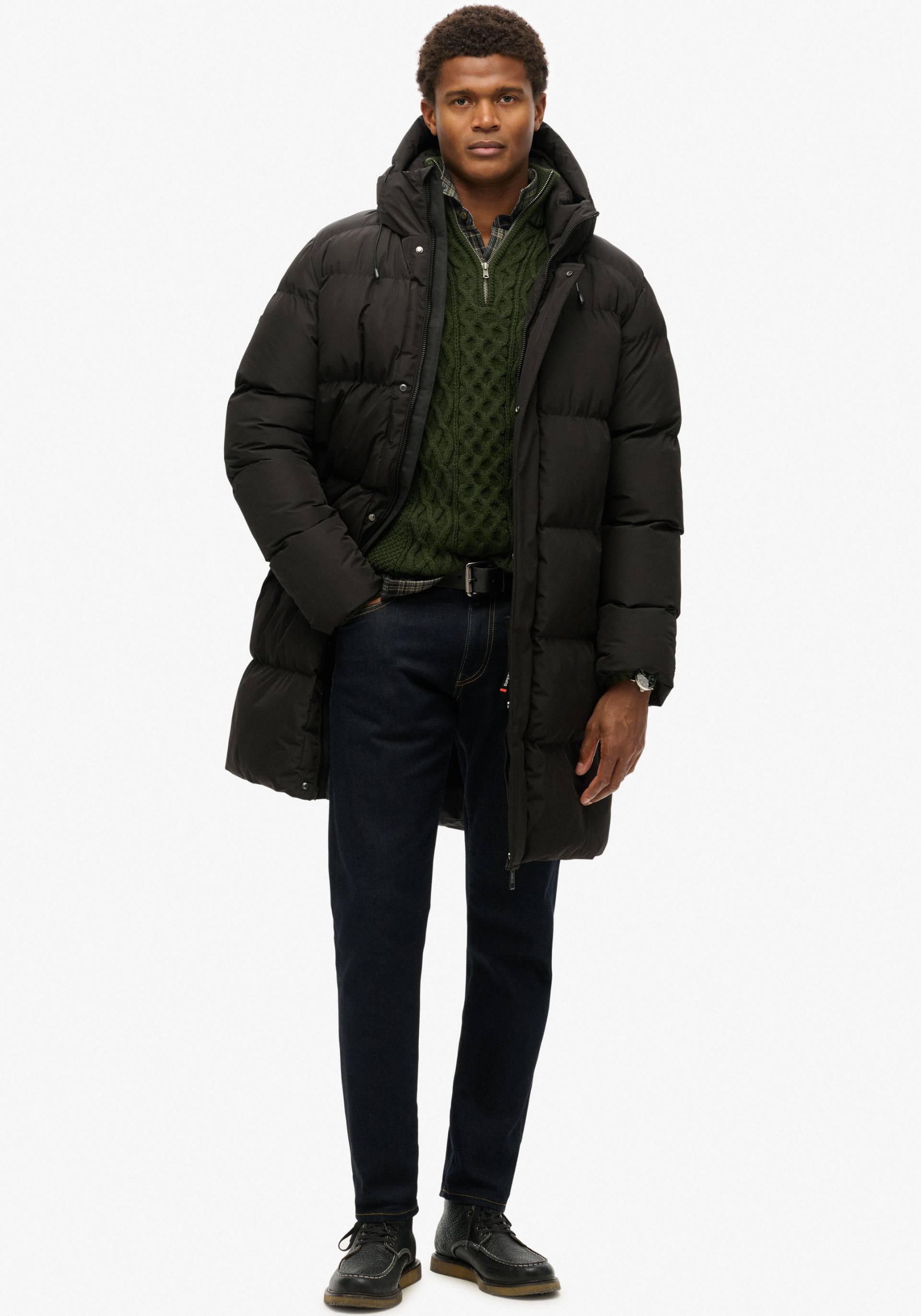 Superdry Steppjacke »HOODED SPORTS PUFFER MID JKT«, mit Kapuze Superdry Steppjacke »HOODED SPORTS PUFFER MID JKT«, mit Kapuze von Superdry