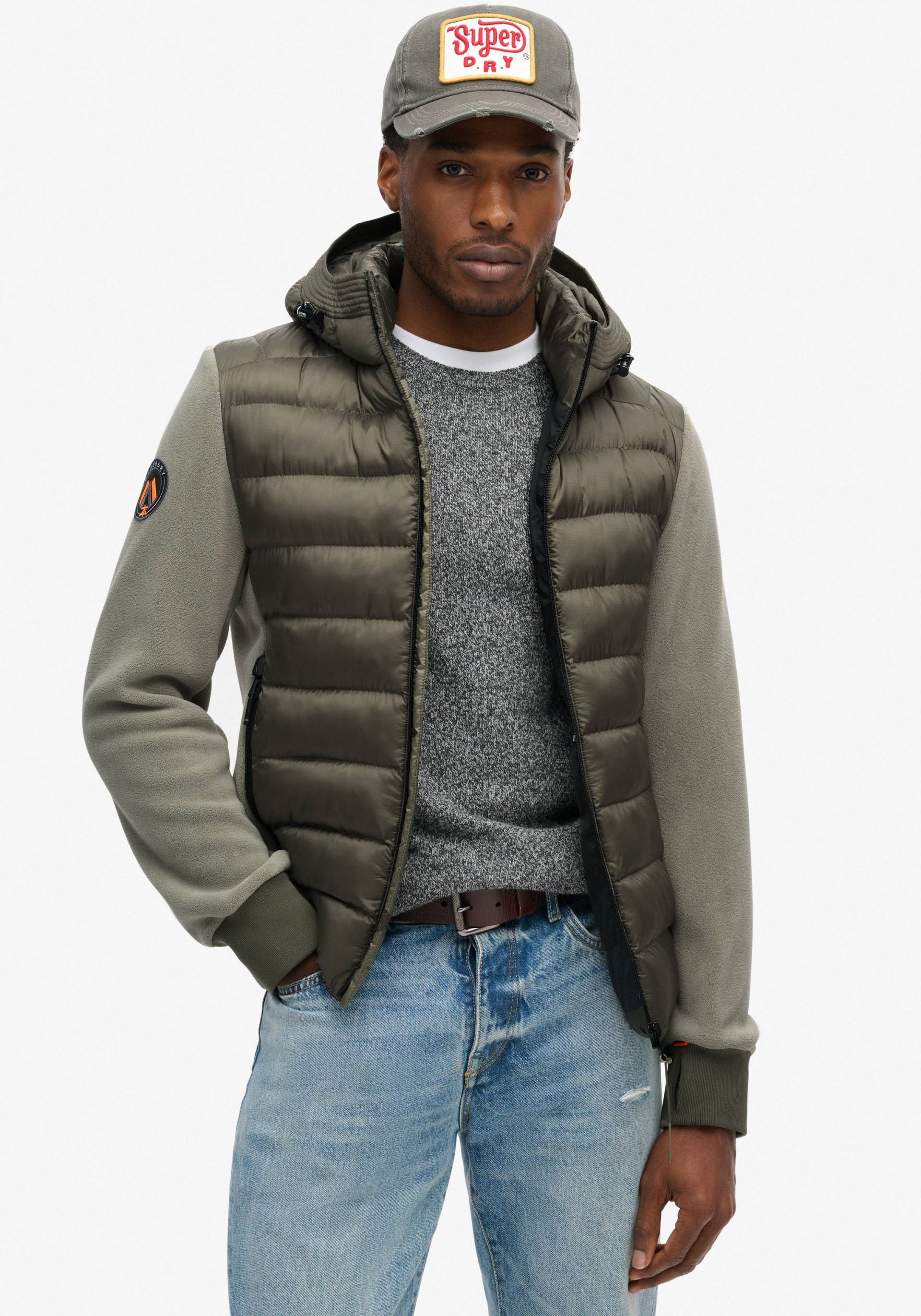 Superdry Steppjacke »HOODED STORM FLEECE BOMBER«, mit Kapuze Superdry Steppjacke »HOODED STORM FLEECE BOMBER«, mit Kapuze von Superdry