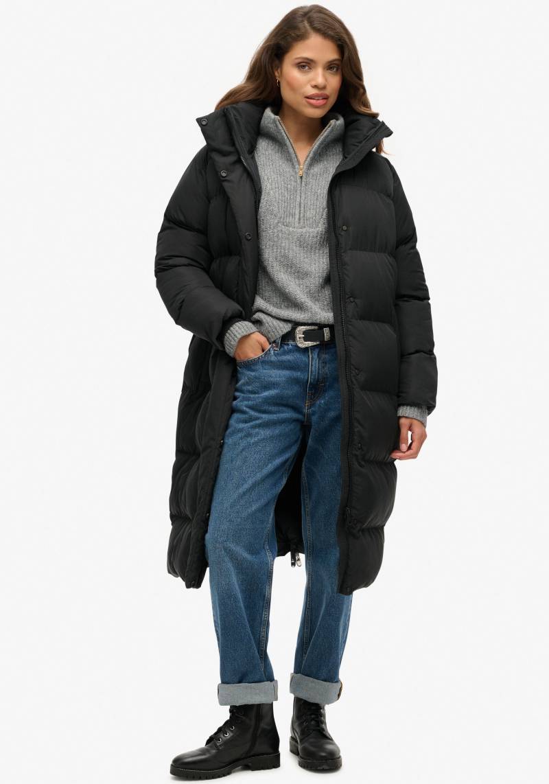 Superdry Steppjacke »Longline Hooded Puffer Jacket« von Superdry