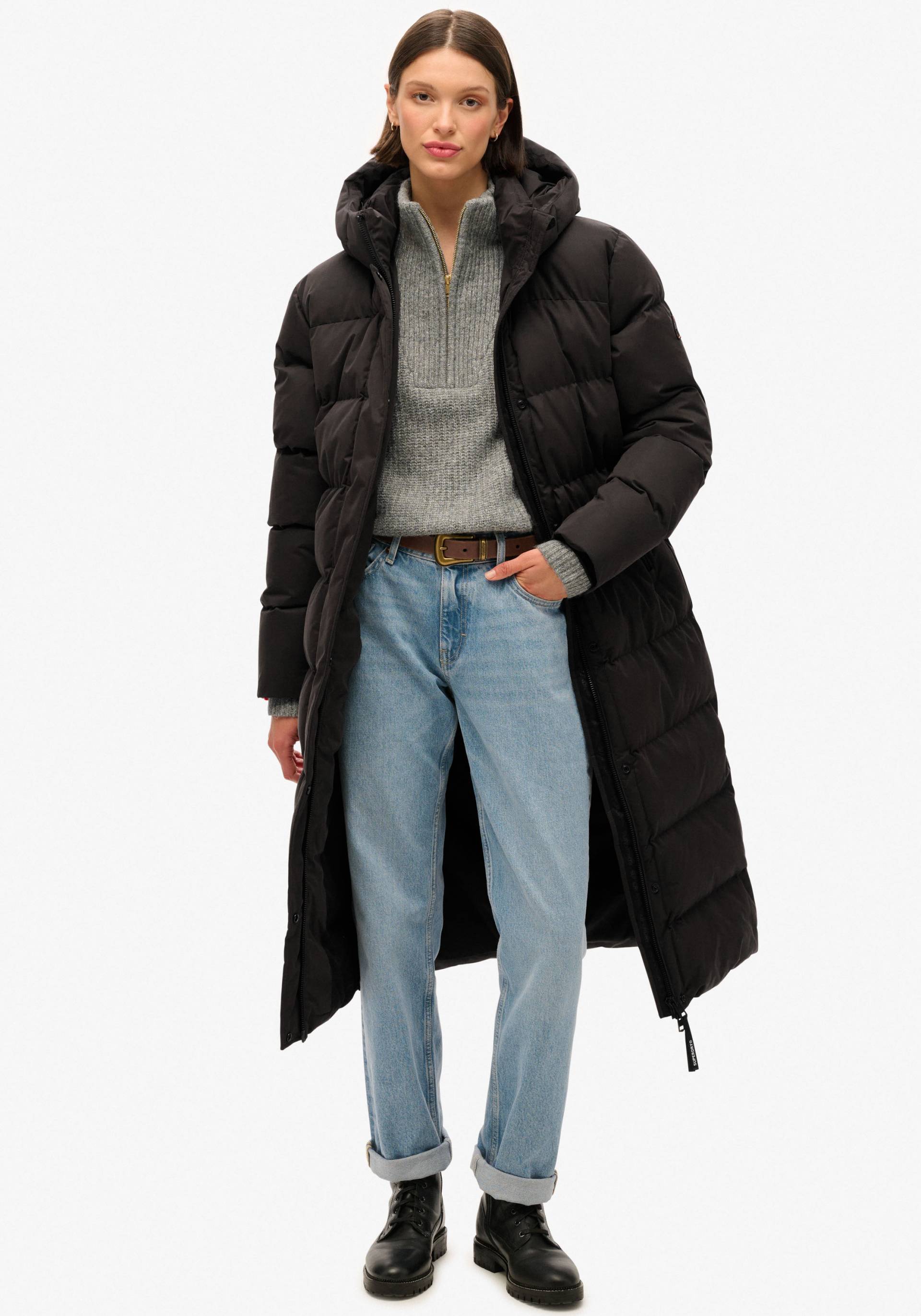 Superdry Steppjacke »MICROFIBRE LONGLINE PUFFER JKT« Superdry Steppjacke »MICROFIBRE LONGLINE PUFFER JKT« von Superdry