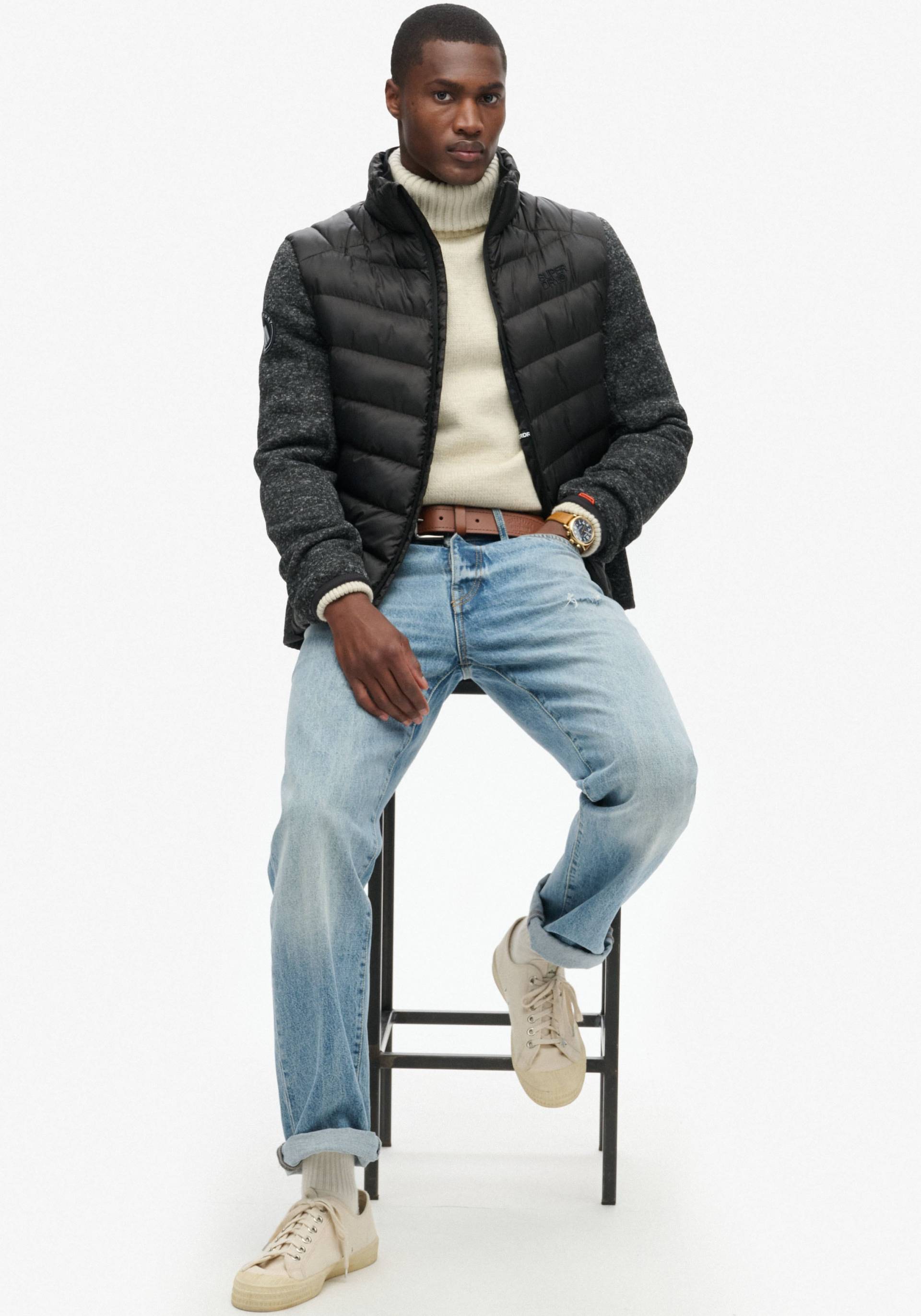 Superdry Steppjacke »STORM KNIT HYBRID PADDED JKT«, mit Kapuze Superdry Steppjacke »STORM KNIT HYBRID PADDED JKT«, mit Kapuze von Superdry