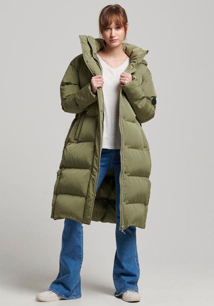 Superdry Steppmantel »LONGLINE HOODED PUFFER COAT« von Superdry