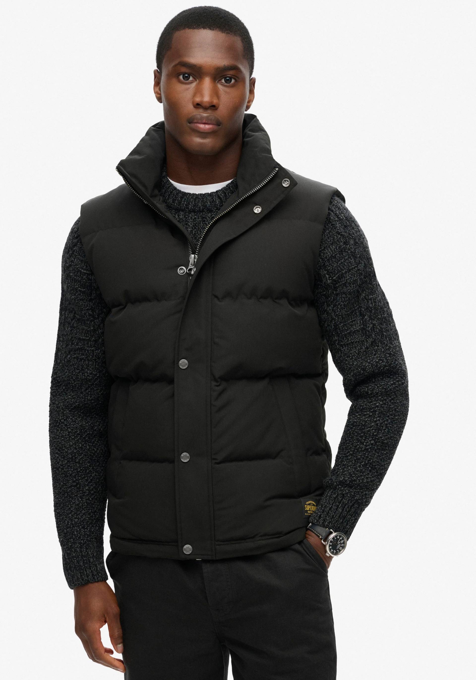 Superdry Steppweste »NON HOODED EVEREST GILET« von Superdry