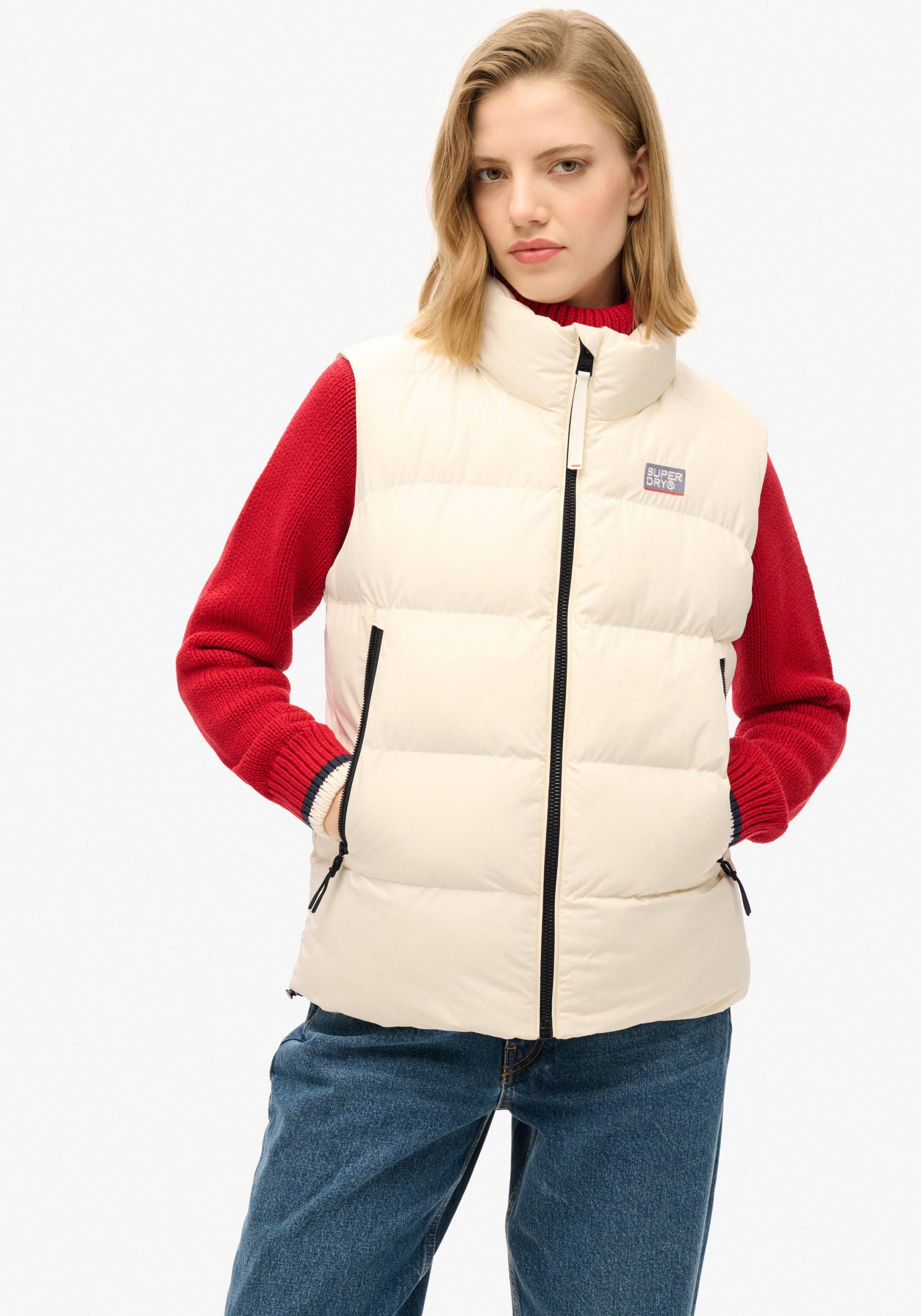 Superdry Steppweste »SPORTS PUFFER GILET« von Superdry