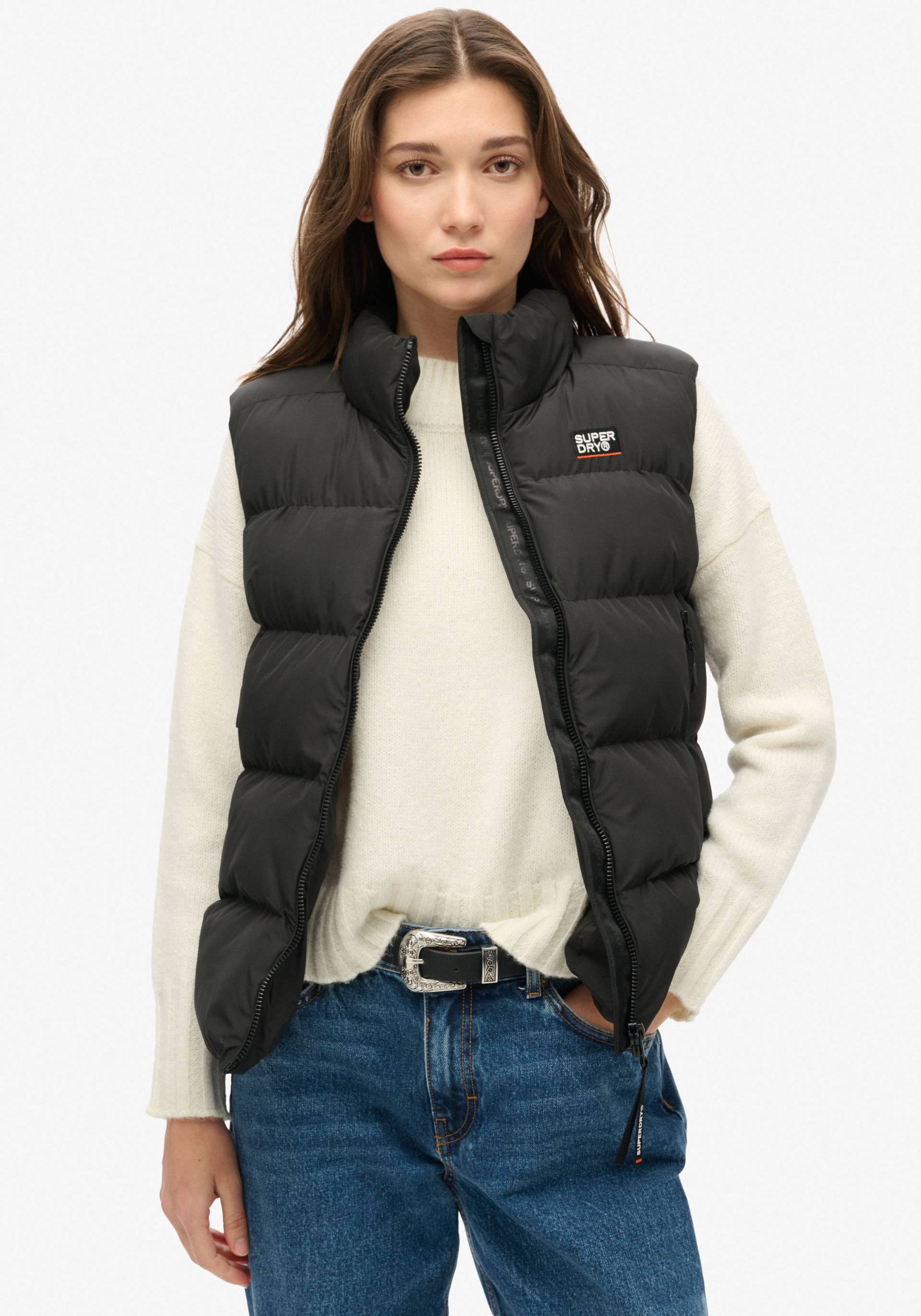 Superdry Steppweste »SPORTS PUFFER GILET« von Superdry