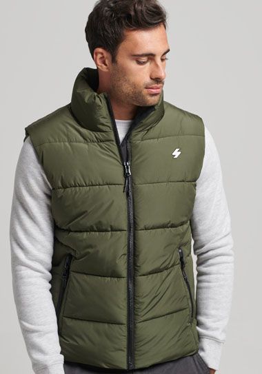 Superdry Steppweste »SPORTS PUFFER GILET« von Superdry