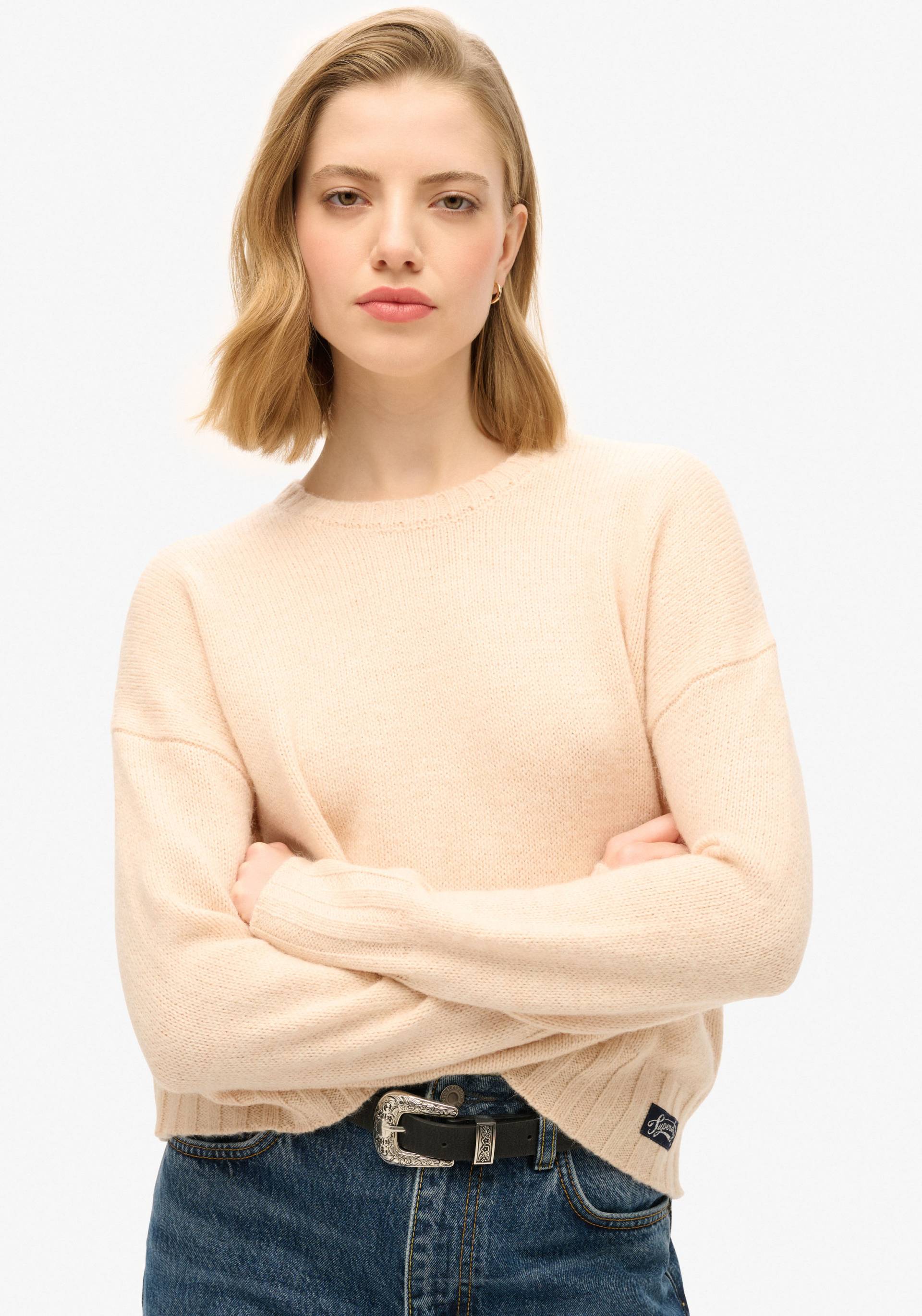 Superdry Strickpullover »ESSENTIAL CREW NECK JUMPER« von Superdry