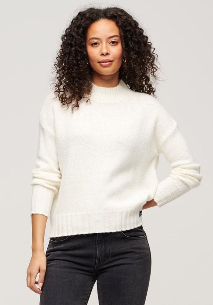 Superdry Strickpullover »Essential Mock Neck Jumper« von Superdry