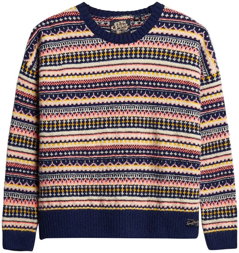 Superdry Strickpullover »TEXTURED STRIPE PATTERN JUMPER« von Superdry