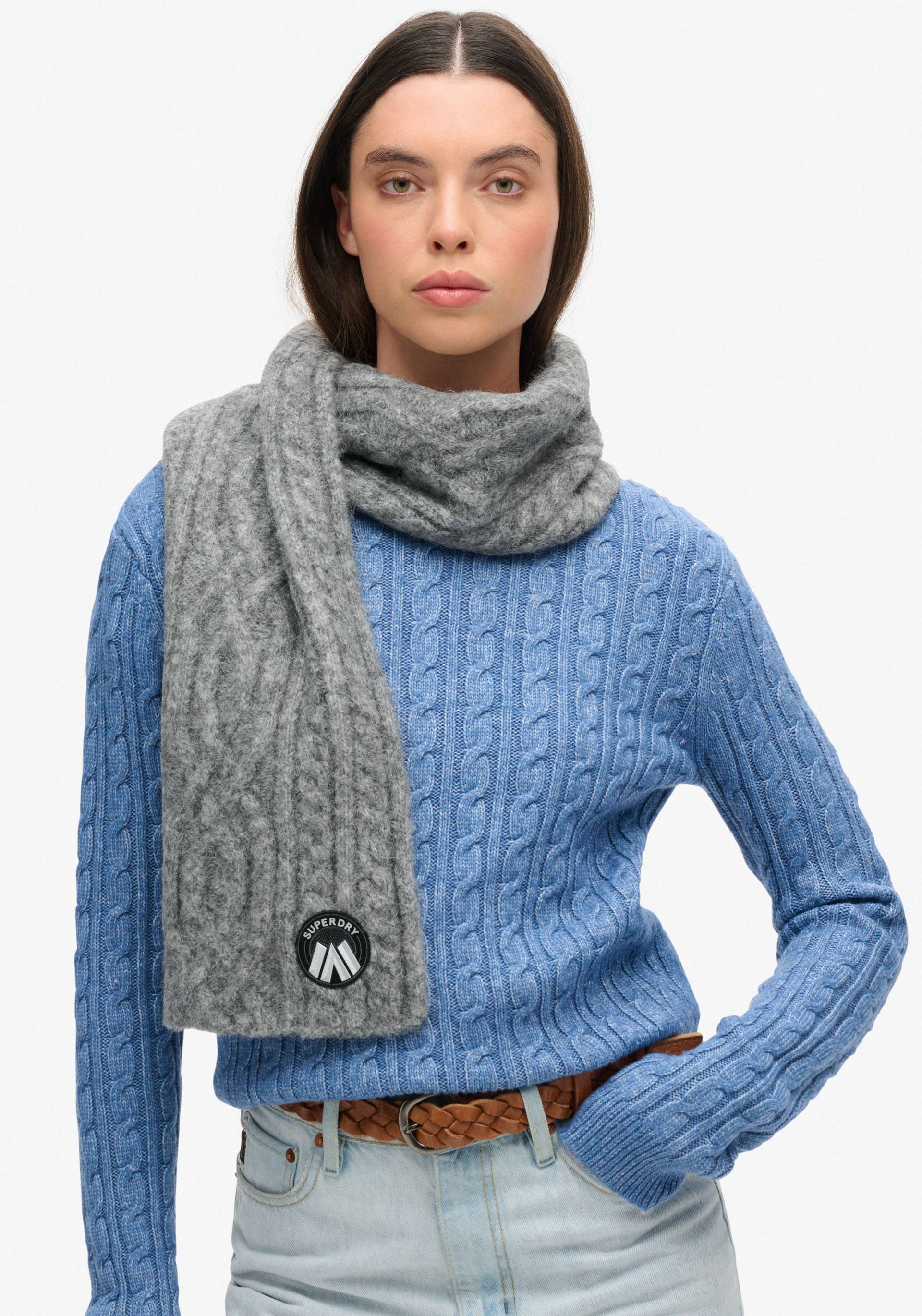 Superdry Strickschal »CABLE LUXE KNIT SCARF« von Superdry