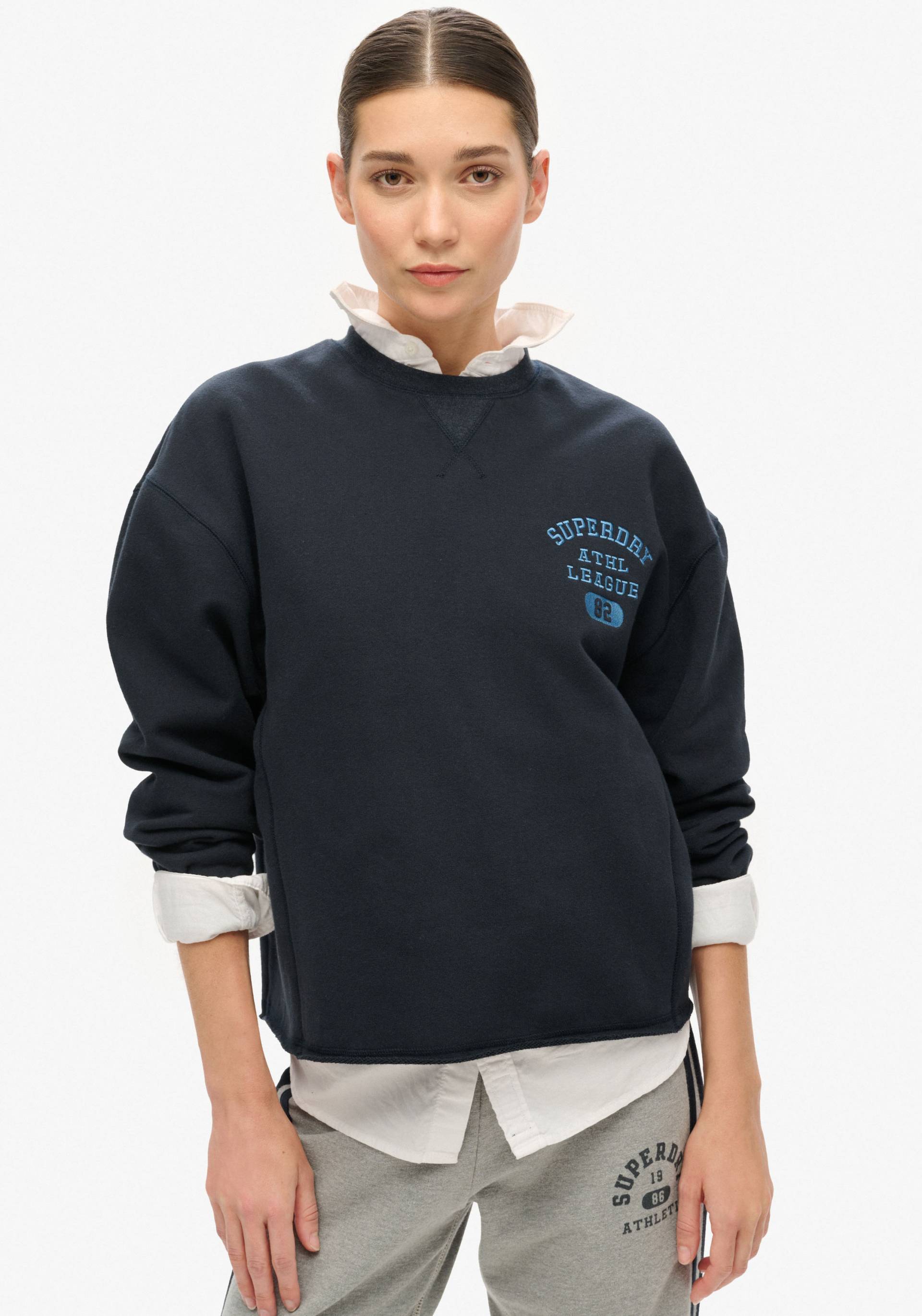 Superdry Sweatshirt »ATHLETIC LOOSE CROP CREW« Superdry Sweatshirt »ATHLETIC LOOSE CROP CREW« von Superdry