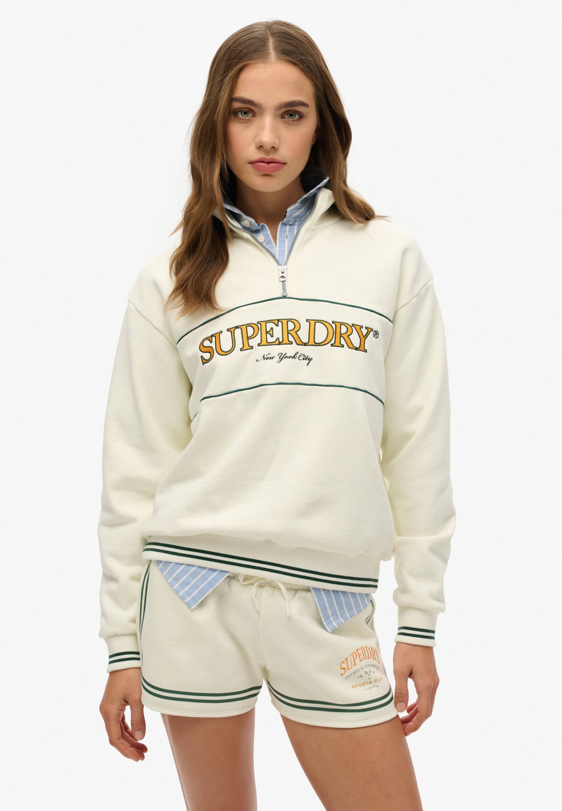 Superdry Sweatshirt »COUNTRY CLUB LOOSE HALF ZIP« Superdry Sweatshirt »COUNTRY CLUB LOOSE HALF ZIP« von Superdry