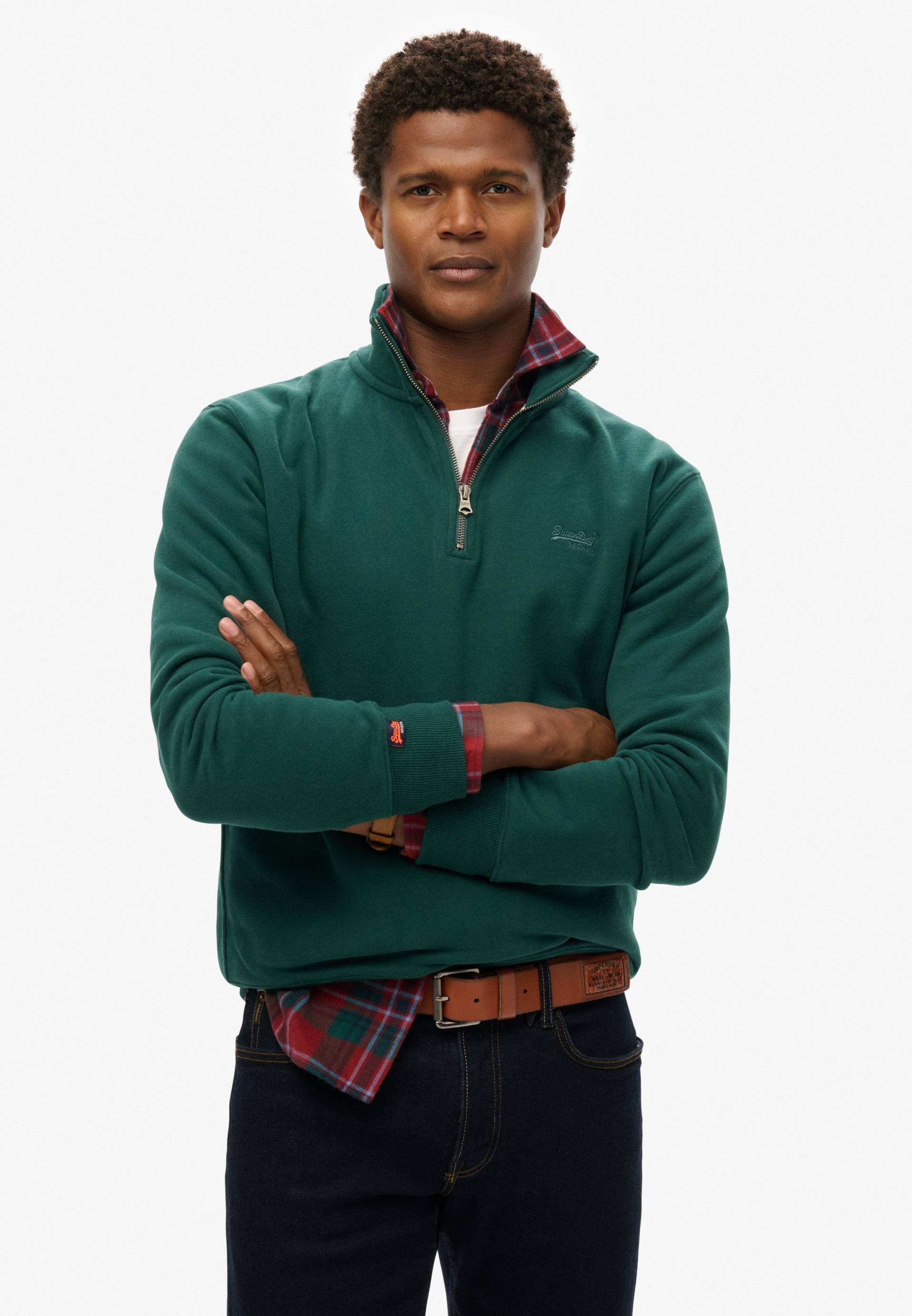 Superdry Sweatshirt »ESSENTIAL LOGO HENLEY« Superdry Sweatshirt »ESSENTIAL LOGO HENLEY« von Superdry