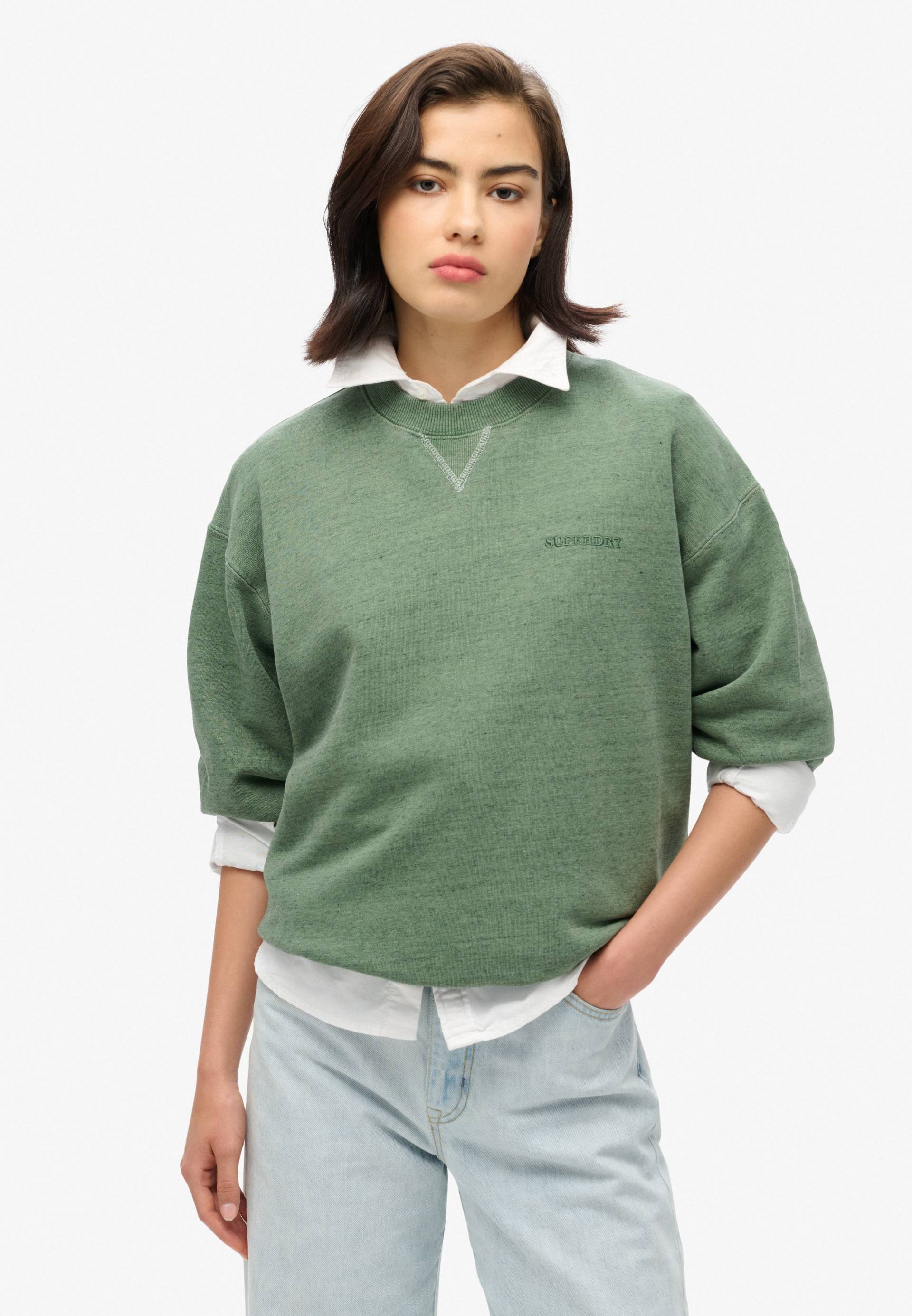 Superdry Sweatshirt »ESSENTIAL LOGO OVERDYED SWEAT« Superdry Sweatshirt »ESSENTIAL LOGO OVERDYED SWEAT« von Superdry