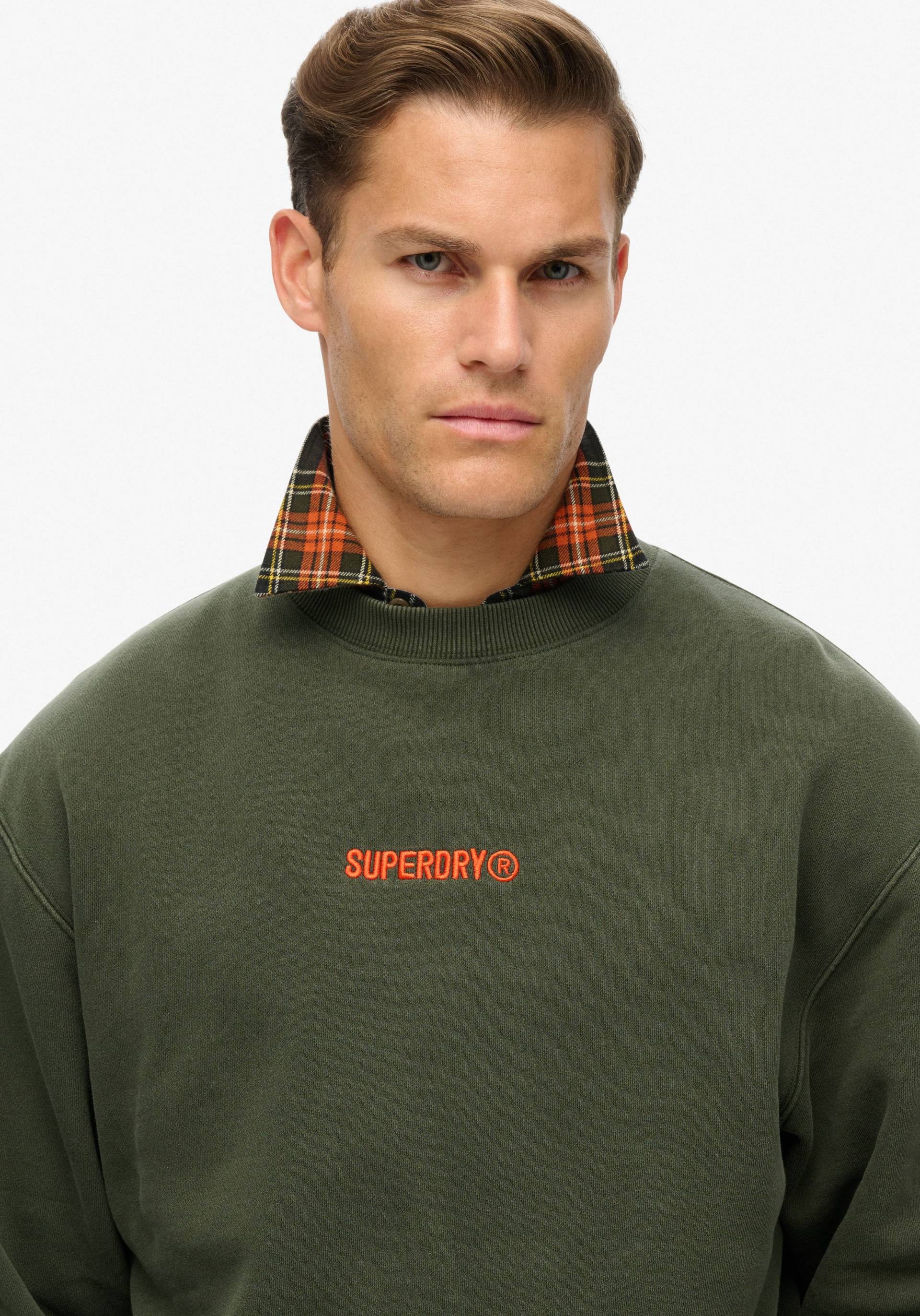 Superdry Sweatshirt »MICRO LOGO GRAPHIC LOOSE CREW« von Superdry