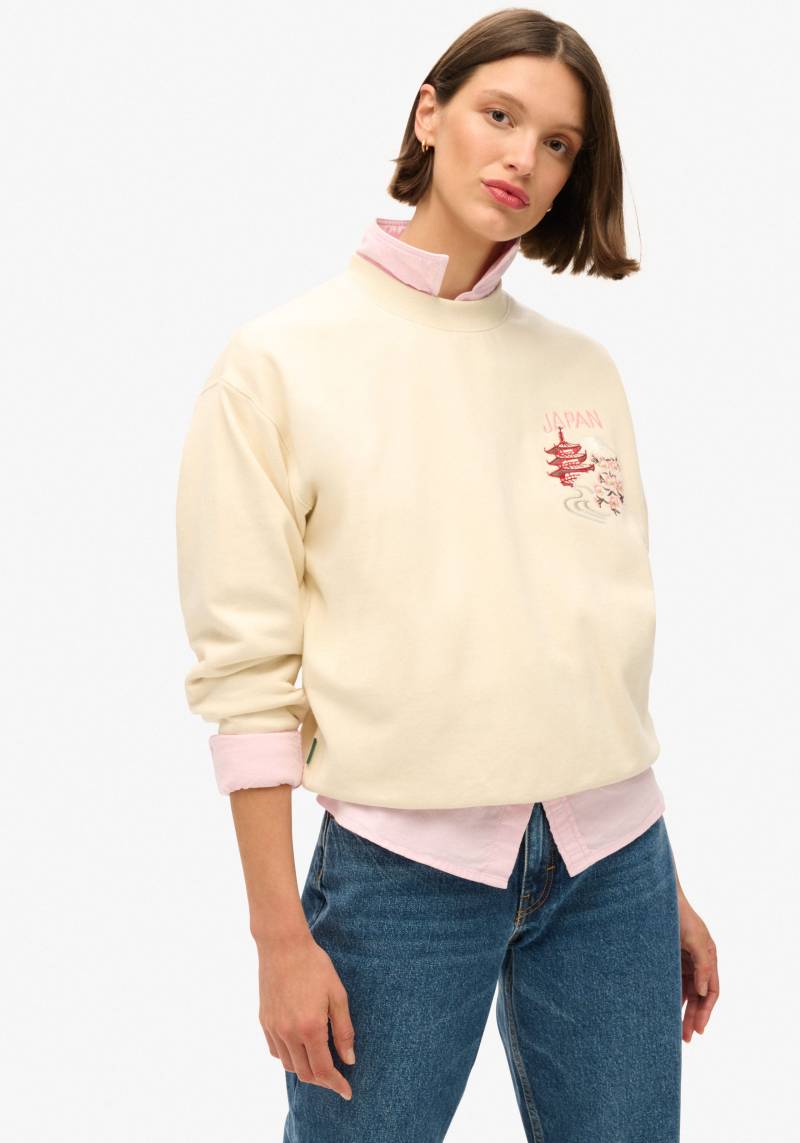 Superdry Sweatshirt »SUIKA EMBROIDERED LOOSE SWEAT« von Superdry