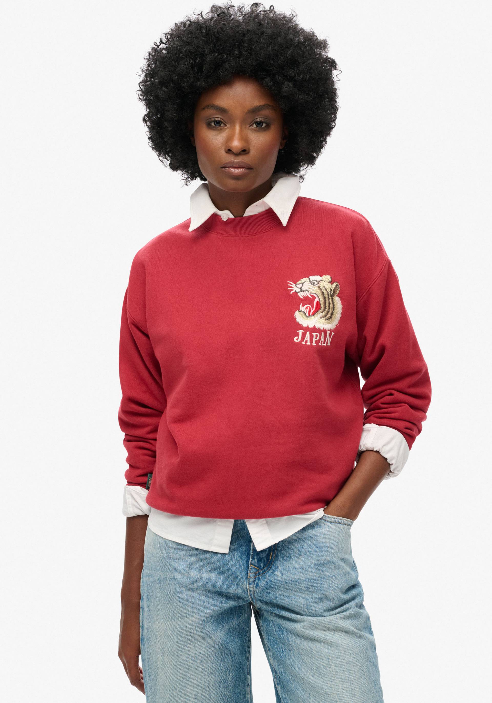 Superdry Sweatshirt »SUIKA EMBROIDERED LOOSE SWEAT« Superdry Sweatshirt »SUIKA EMBROIDERED LOOSE SWEAT« von Superdry