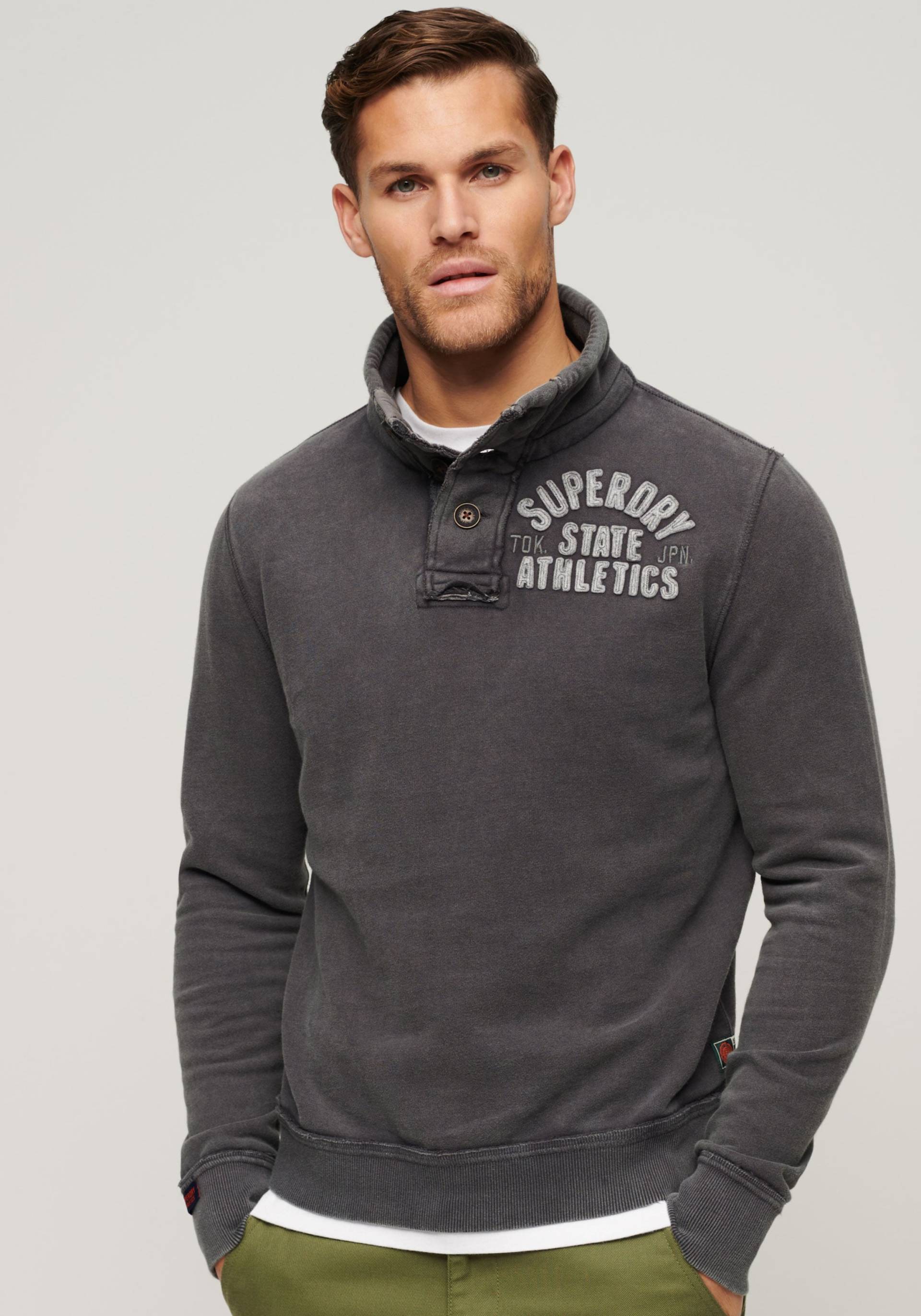Superdry Sweatshirt »Vintage Athletic Henley Jumper« Superdry Sweatshirt »Vintage Athletic Henley Jumper« von Superdry