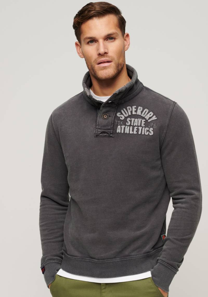 Superdry Sweatshirt »Vintage Athletic Henley Jumper« von Superdry