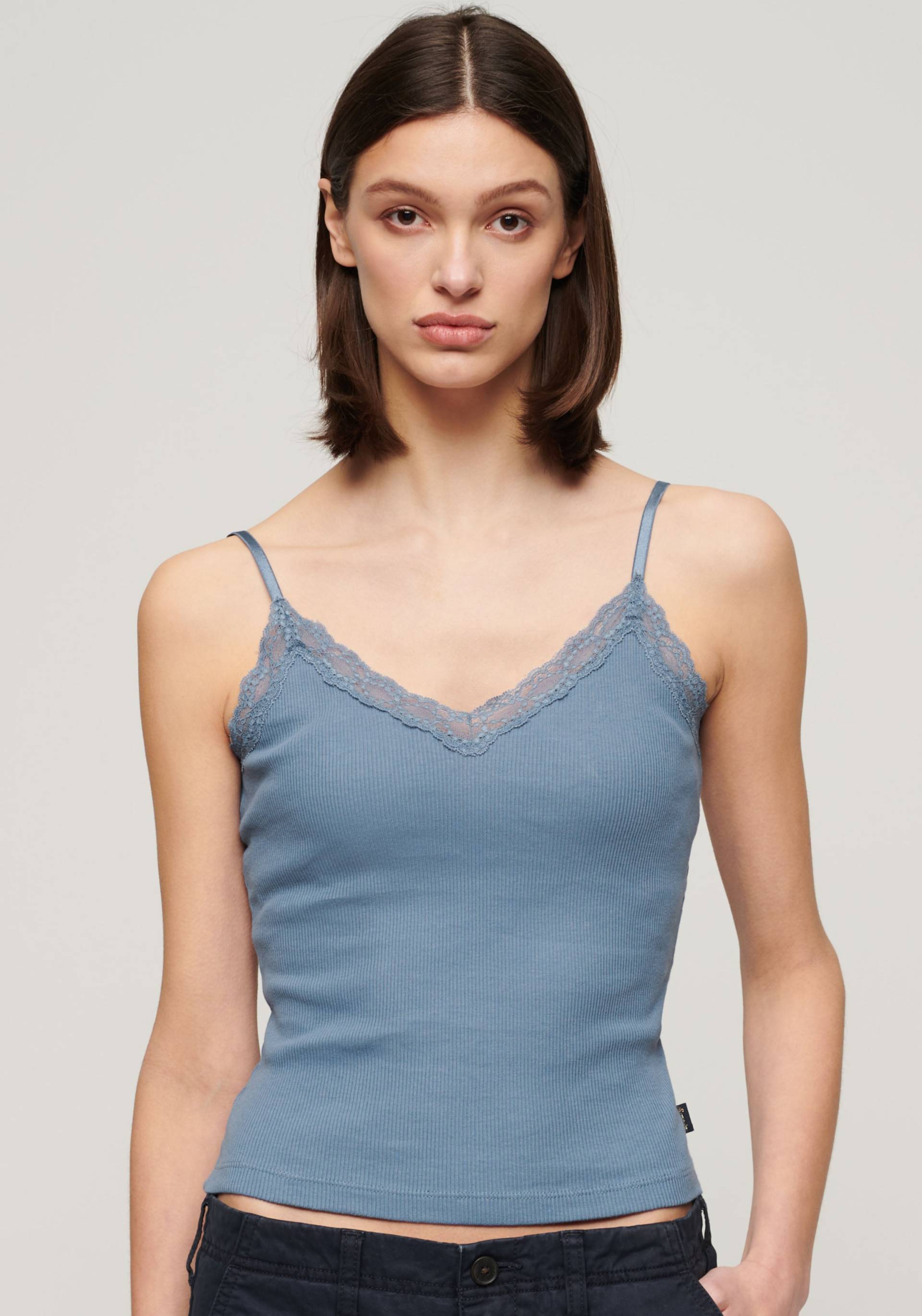 Superdry Tanktop »SU-ESSENTIAL LACE TRIM CAMI« von Superdry