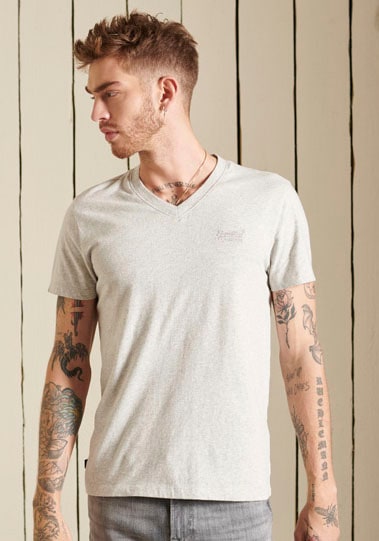 Superdry V-Shirt »VINTAGE LOGO EMB VEE« Superdry V-Shirt »VINTAGE LOGO EMB VEE« von Superdry