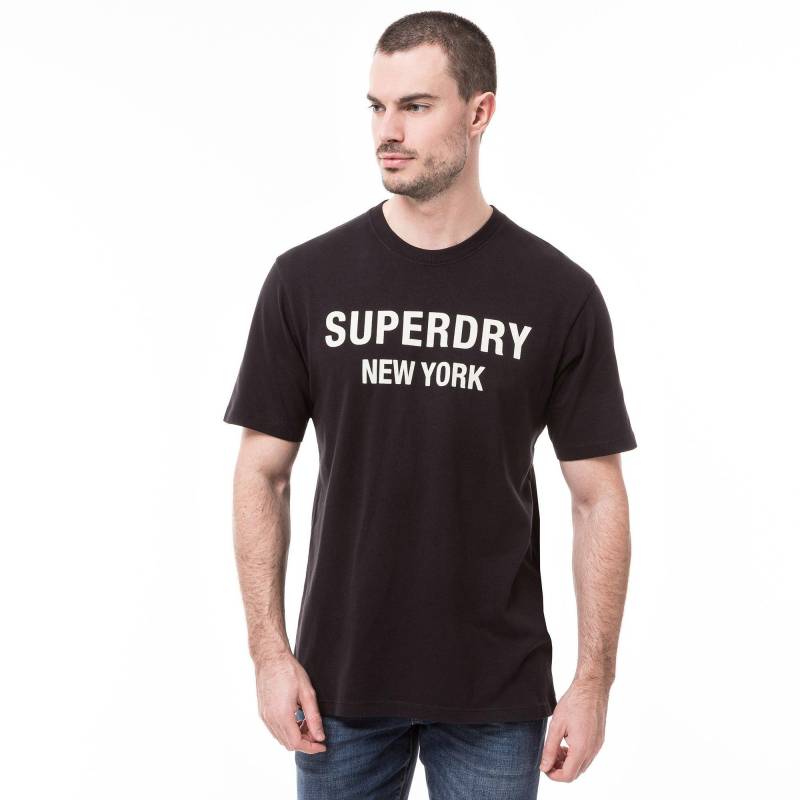 T-shirt Herren Schwarz/Weiss XXL von Superdry