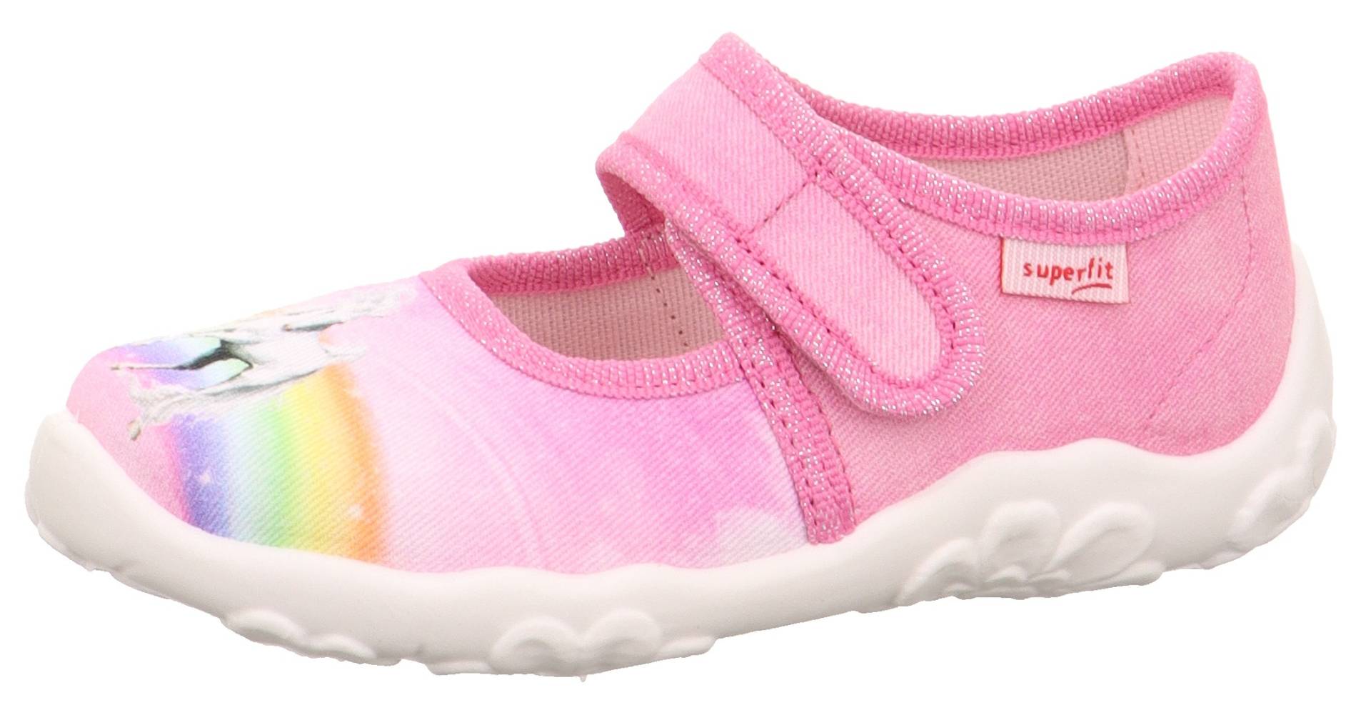 Superfit Hausschuh »BONNY WMS: Mittel«, Ballerina, Klettschuh, Kindergarten Schuh mit Klettriegel von Superfit