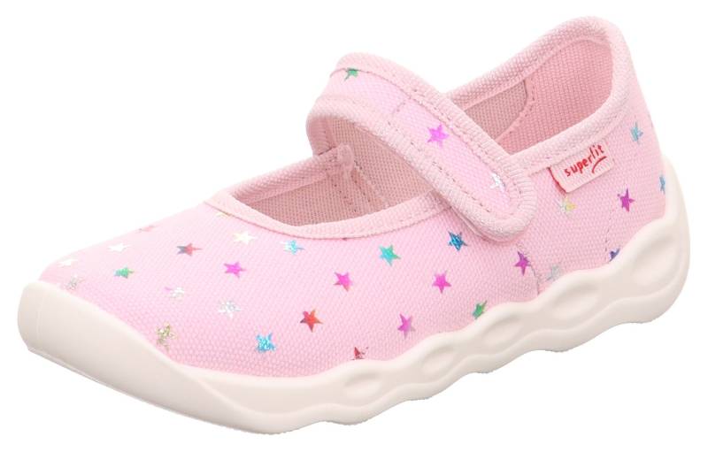 Superfit Hausschuh »BUBBLE WMS: Mittel«, Ballerina, Klettschuh, Kindergarten Schuh mit Klettriemchen von Superfit