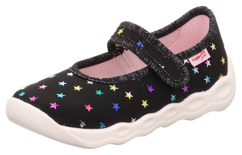 Superfit Hausschuh »BUBBLE WMS: Mittel«, Ballerina, Klettschuh, Kindergarten Schuh mit Klettriemchen von Superfit