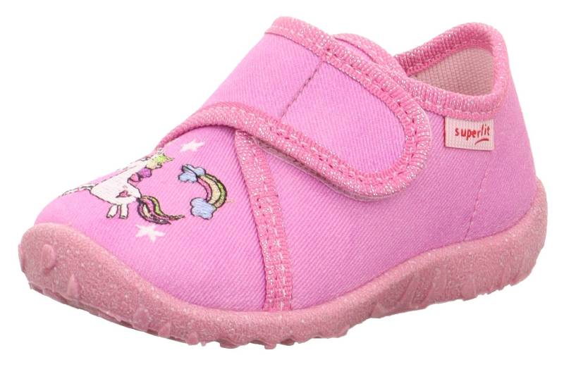 Superfit Hausschuh »SPOTTY WMS: Mittel«, Babyschuh, Klettschuh, Kindergarten Schuh mit Klettverschluss von Superfit