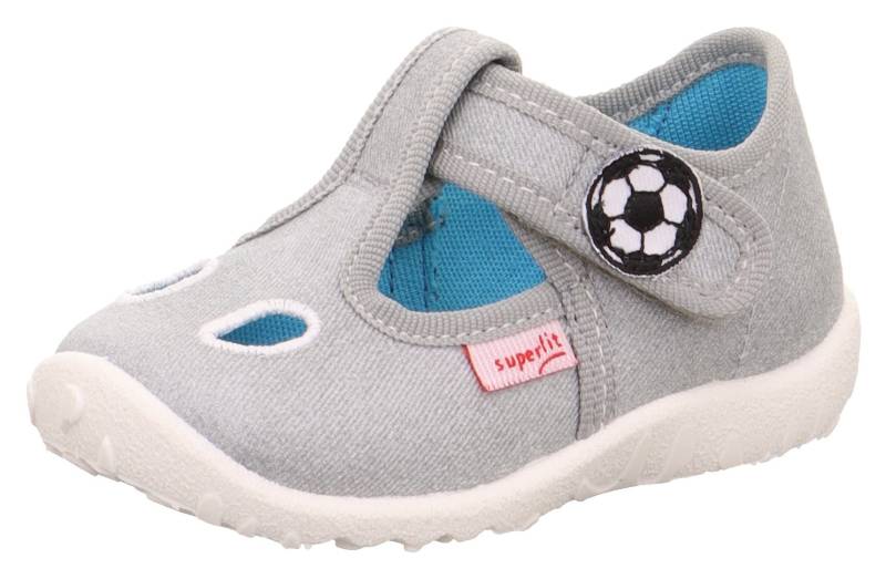 Superfit Hausschuh »SPOTTY WMS: mittel«, Klettschuh, Kindergarten Schuh mit cooler Verzierung von Superfit