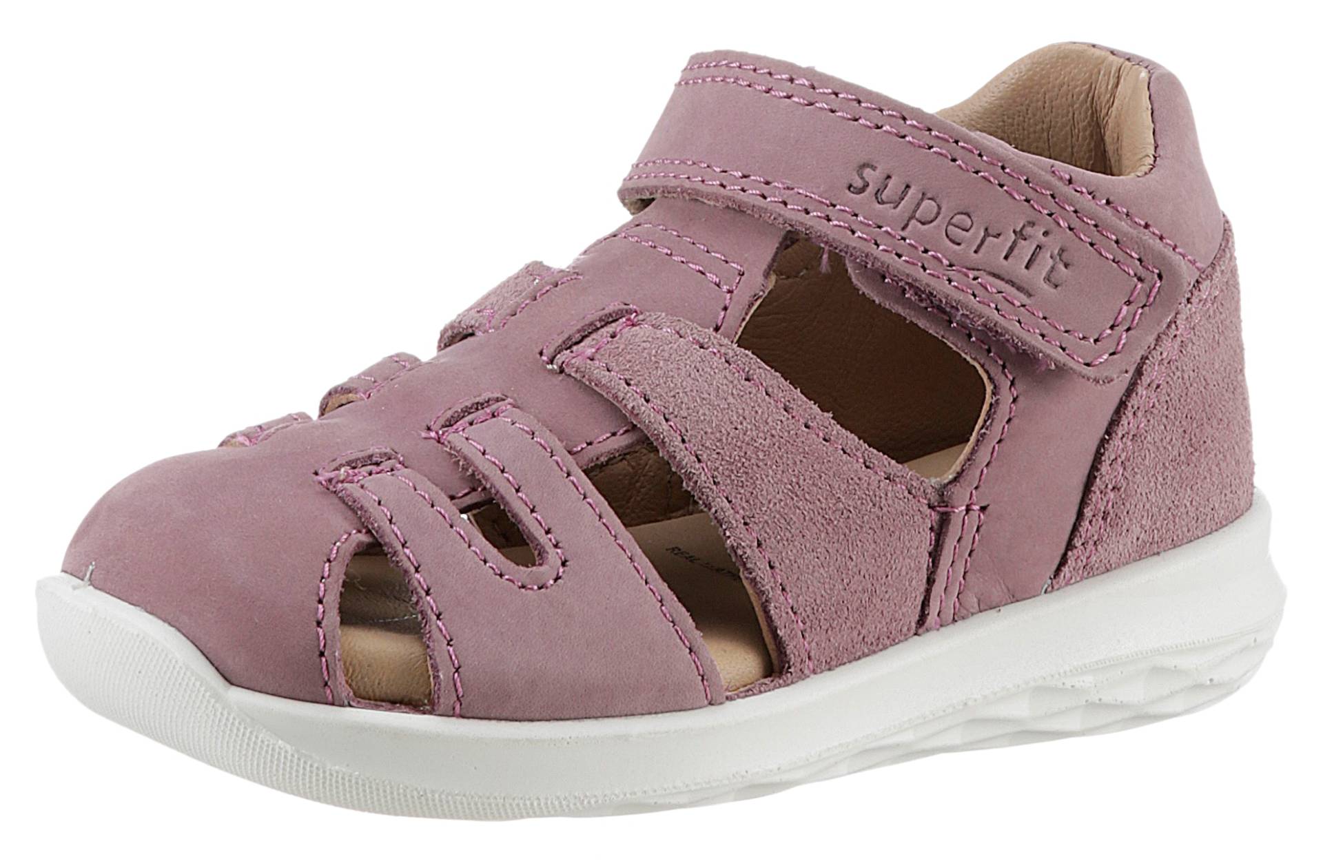 Superfit Sandale »BUMBLEBEE WMS: Mittel«, Sommerschuh, Klettschuh, Sandalette, mit Lederinnenfutter von Superfit