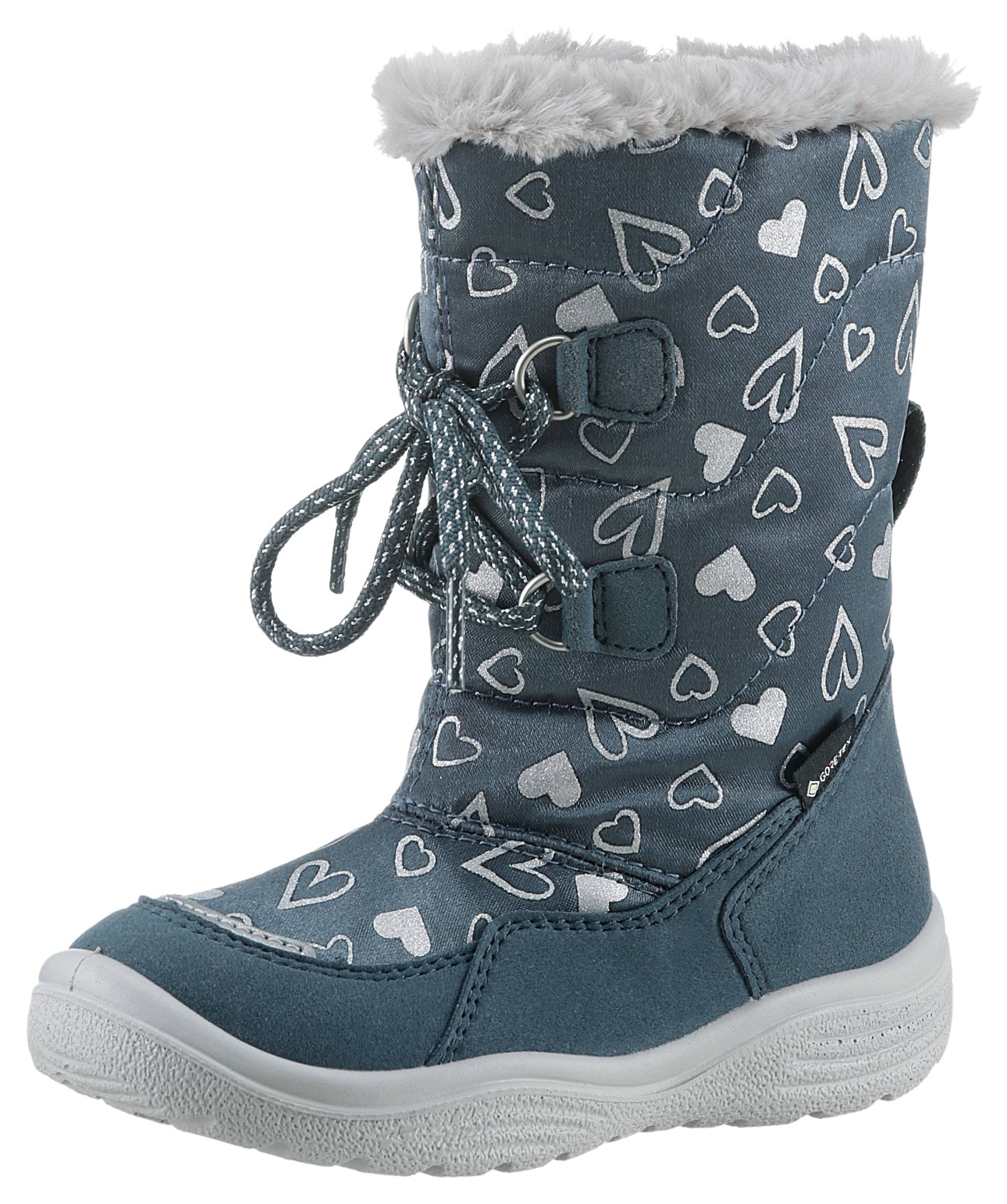 Superfit Winterstiefel »CRYSTAL WMS: mittel«, Snowboots, Schnürstiefel, Winterschuh mit Glitzer von Superfit